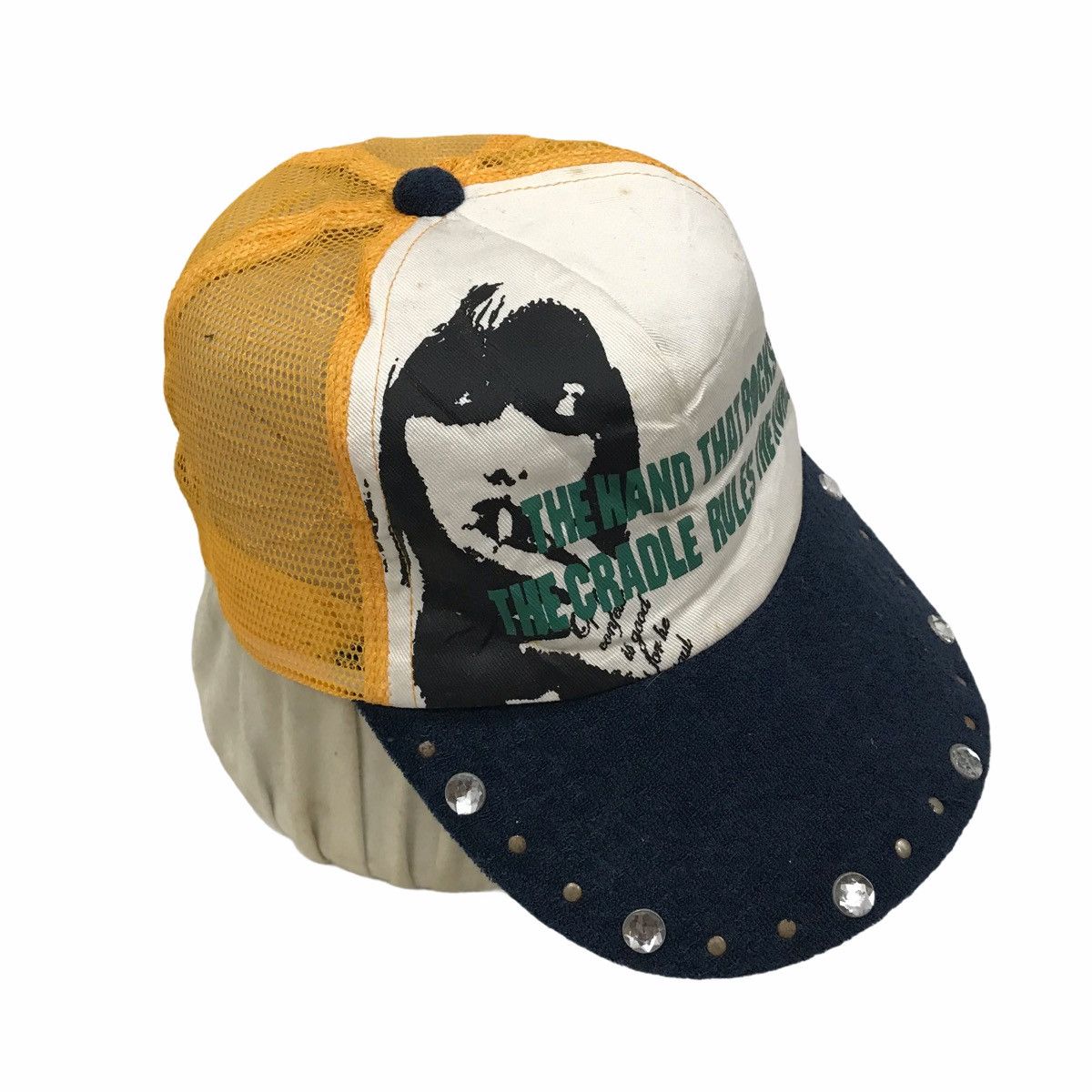 International Trucker Hat The Hand That Rocks The Cradle Rules The