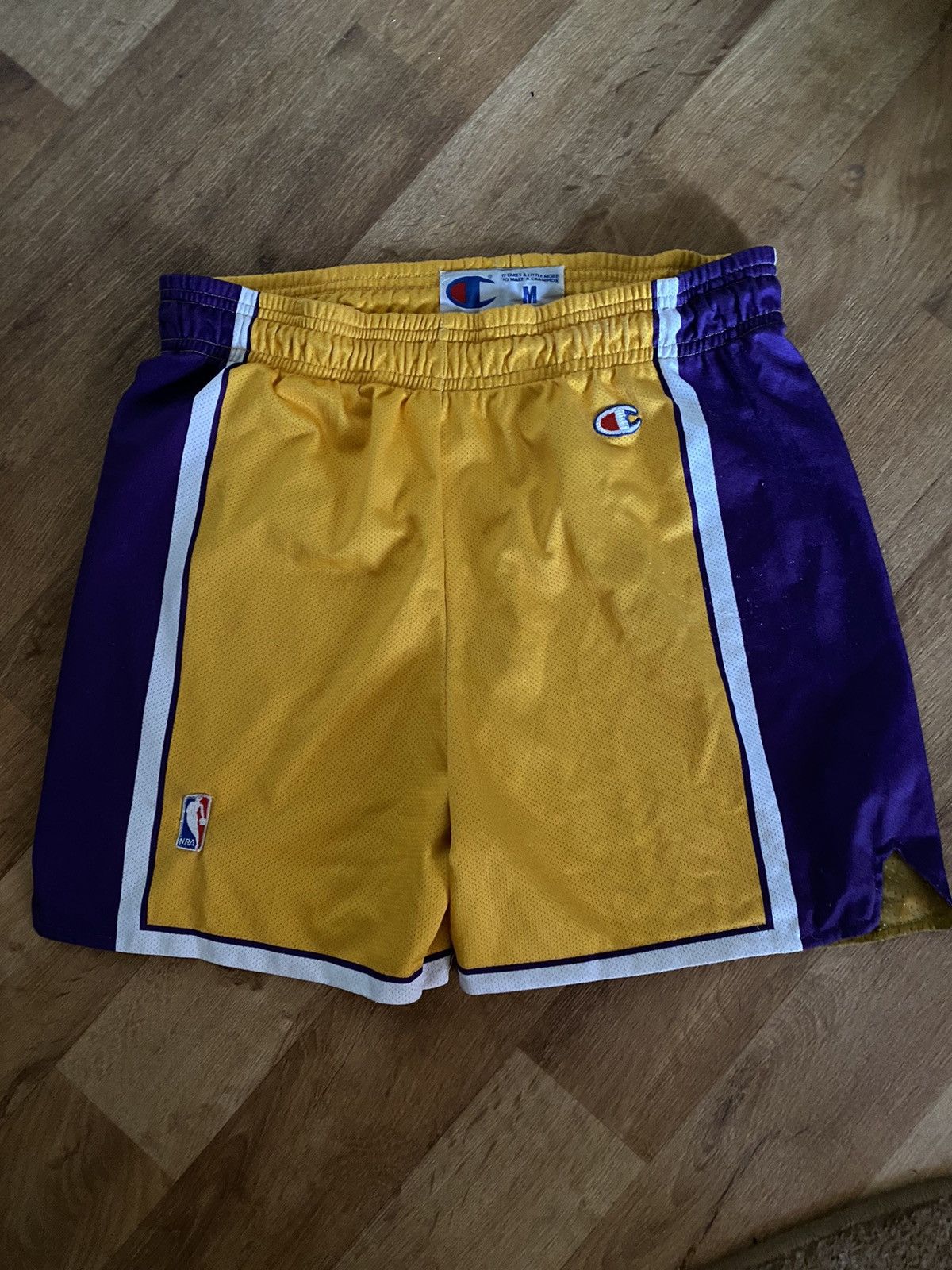 Champion lakers shorts deals