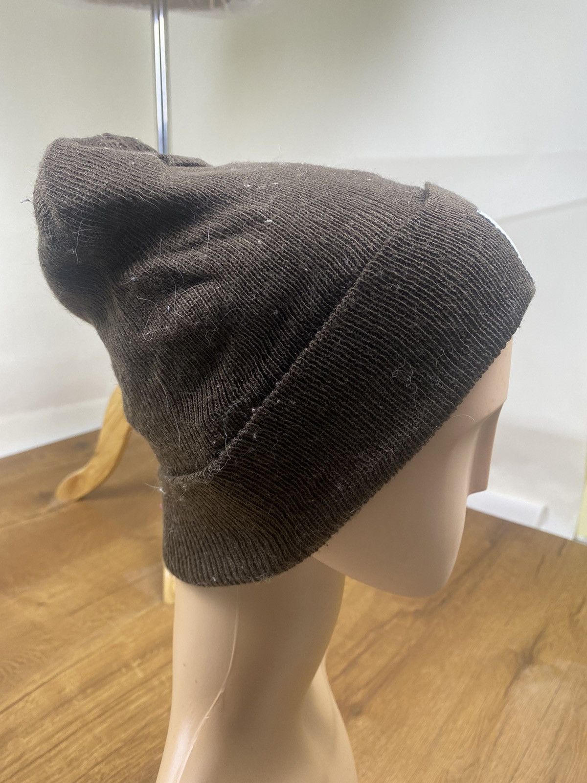 Carhartt Vintage Carhartt Brown Beanie Hat Streetwear Workwear Size ONE SIZE - 3 Thumbnail