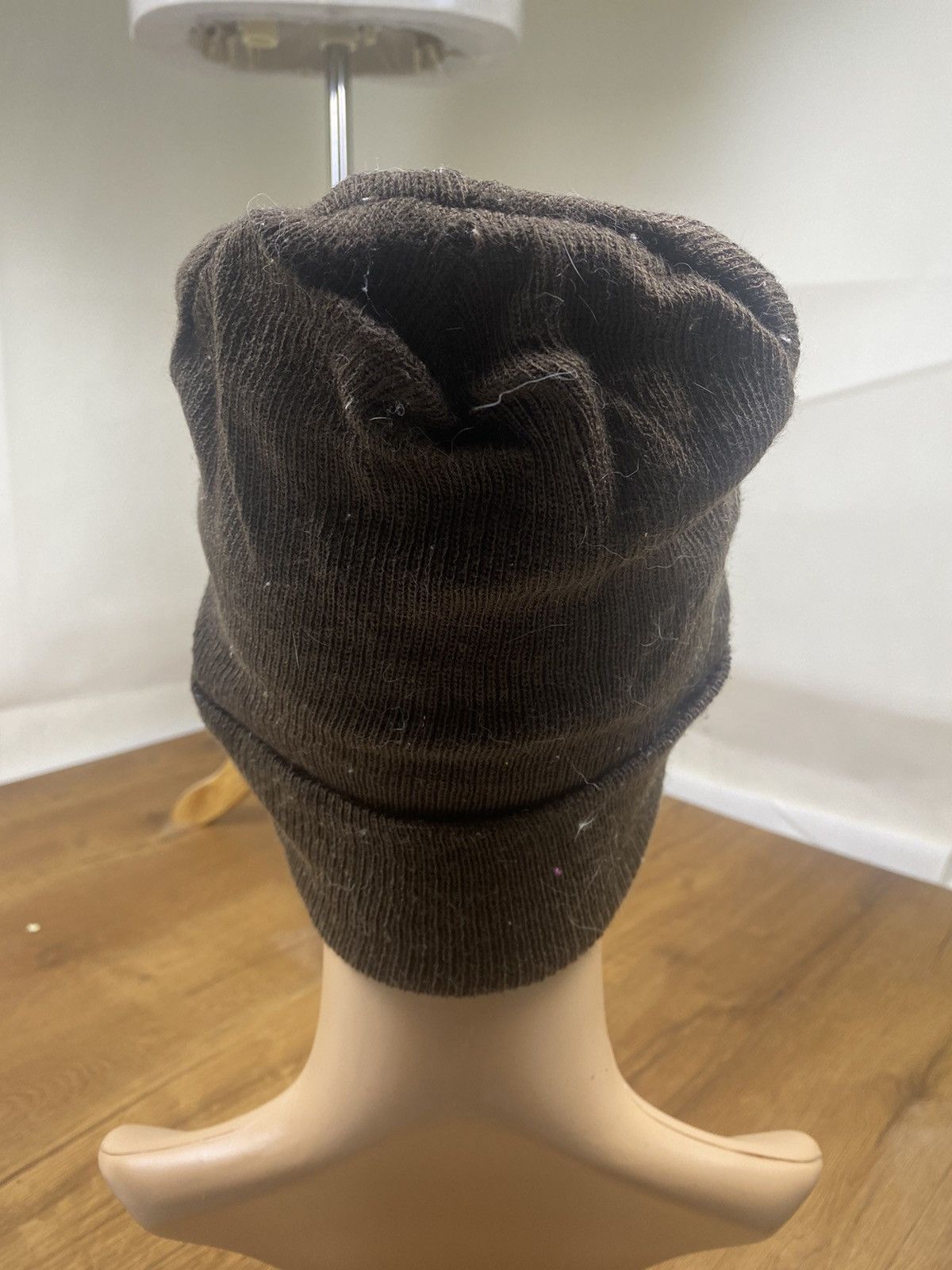 Carhartt Vintage Carhartt Brown Beanie Hat Streetwear Workwear Size ONE SIZE - 4 Thumbnail
