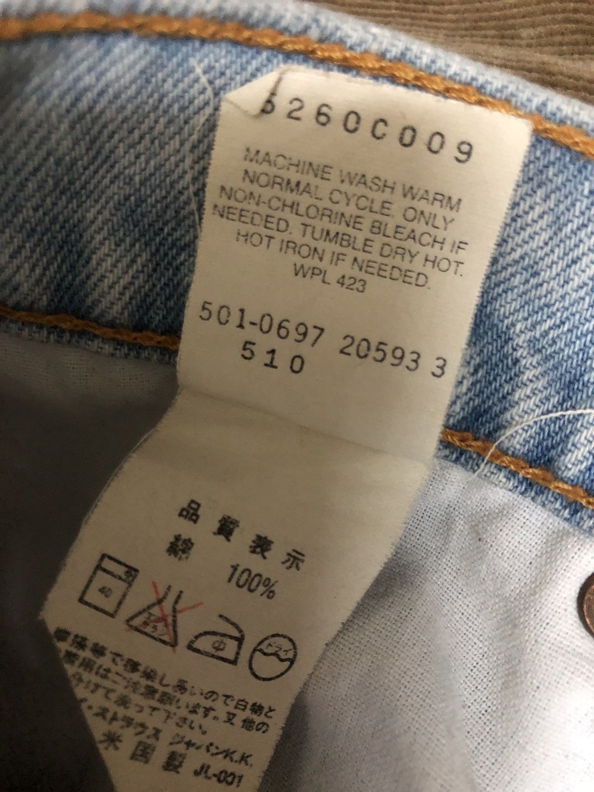 Levi's Vintage 1997 Levi’s 510 Jeans Made in Usa Painter Denim Size US 32 / EU 48 - 25 Thumbnail