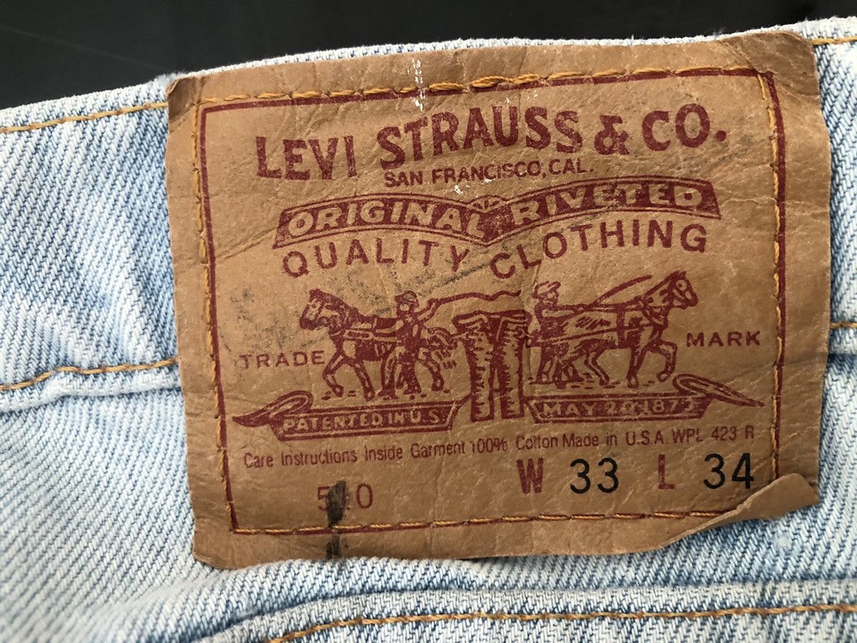 Levi's Vintage 1997 Levi’s 510 Jeans Made in Usa Painter Denim Size US 32 / EU 48 - 23 Thumbnail