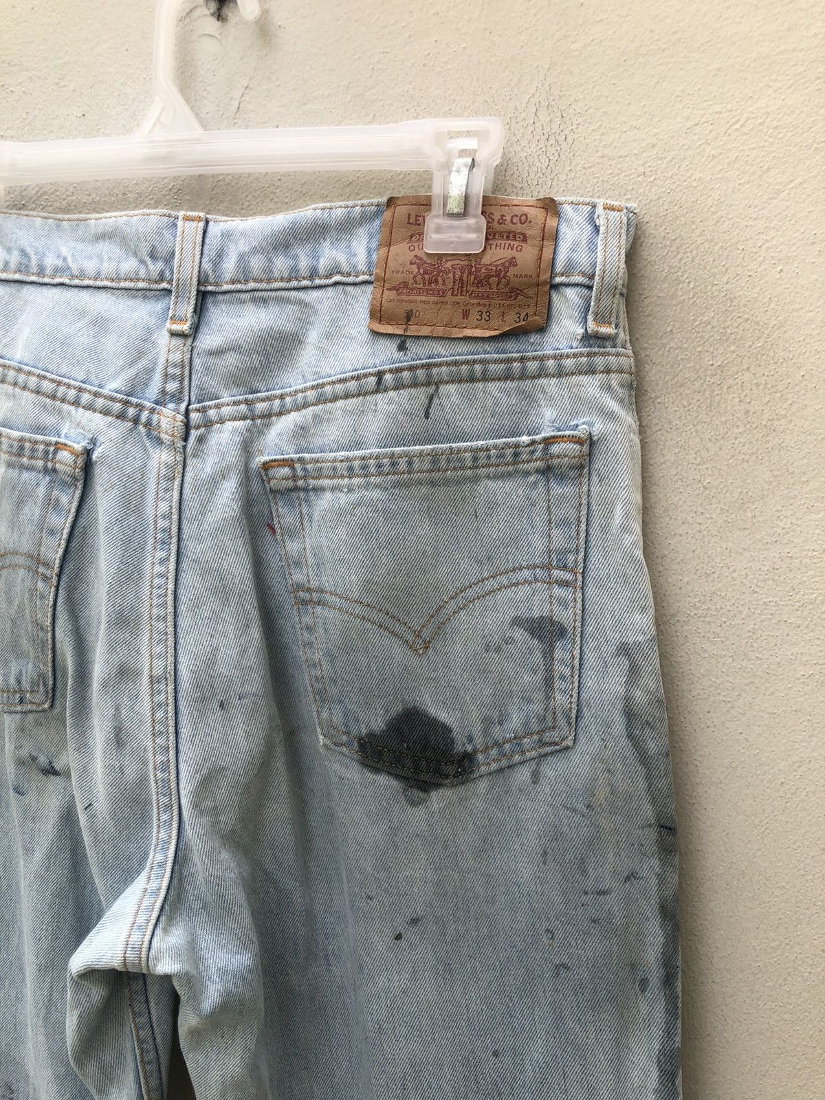 Levi's Vintage 1997 Levi’s 510 Jeans Made in Usa Painter Denim Size US 32 / EU 48 - 18 Thumbnail