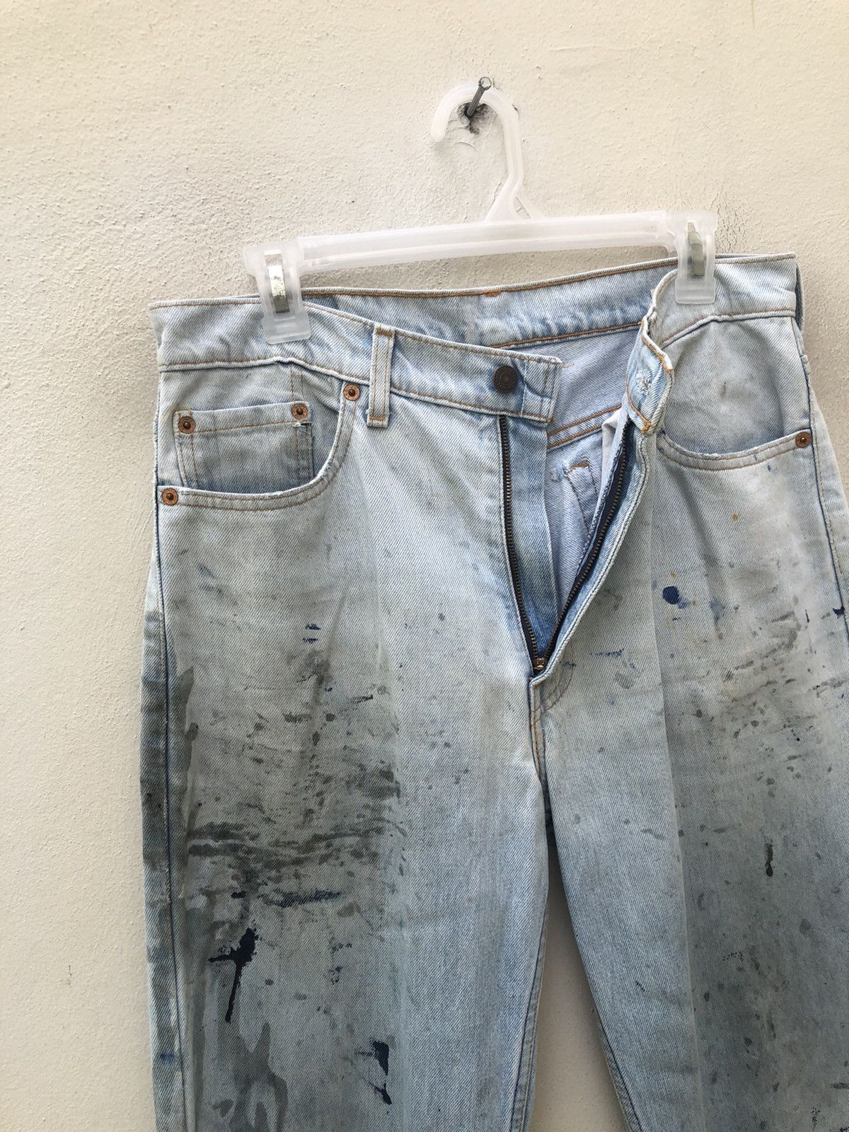 Levi's Vintage 1997 Levi’s 510 Jeans Made in Usa Painter Denim Size US 32 / EU 48 - 7 Thumbnail