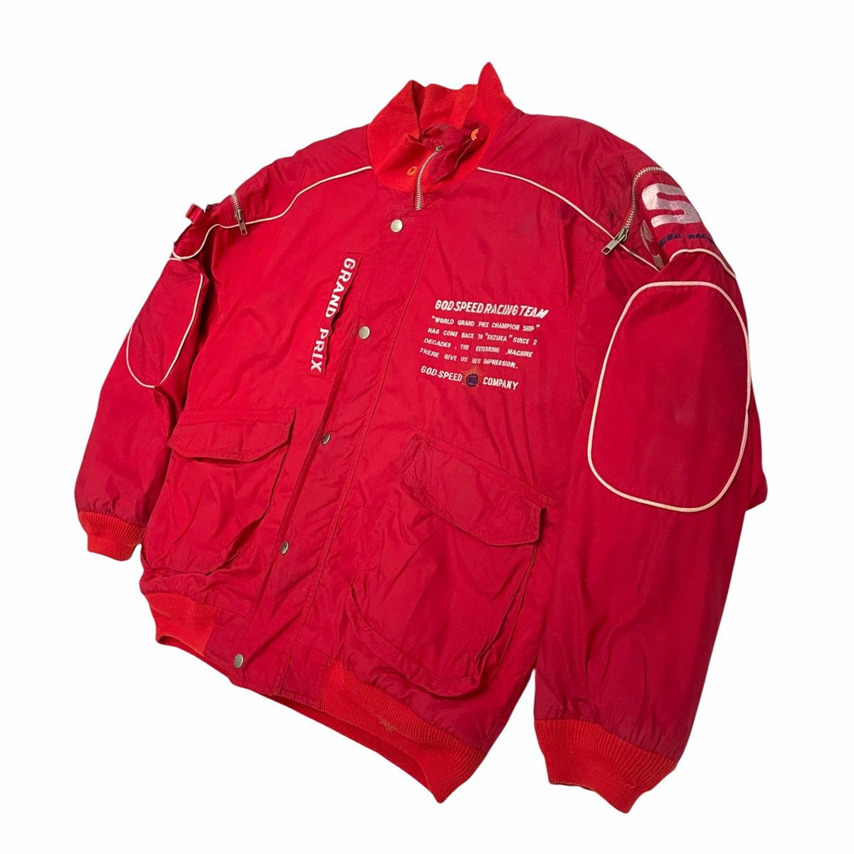 Gear for Sports × Hein Gericke × Kadoya 💥 God Speed Racing GrandPrix Motorsport Bomber Jacket Size US L / EU 52-54 / 3 - 2 Thumbnail