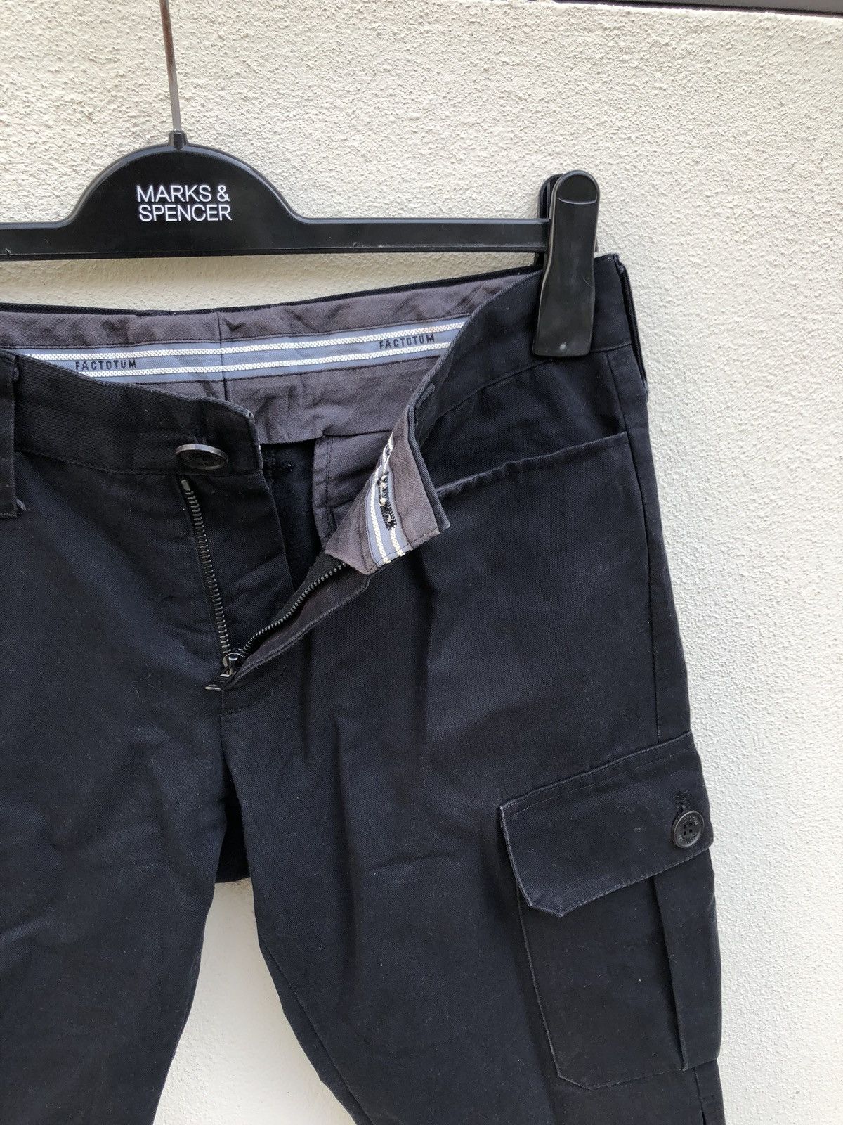 FACTOTUM Factotum Made in Japan Black Cargo Short Size US 29 - 4 Thumbnail