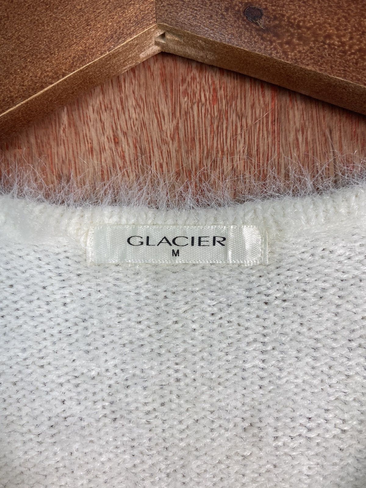 Homespun Knitwear × Japanese Brand DL Glacier White Shag Shaggy Fur Mohair Knitwear #B636 Size US M / EU 48-50 / 2 - 7 Thumbnail