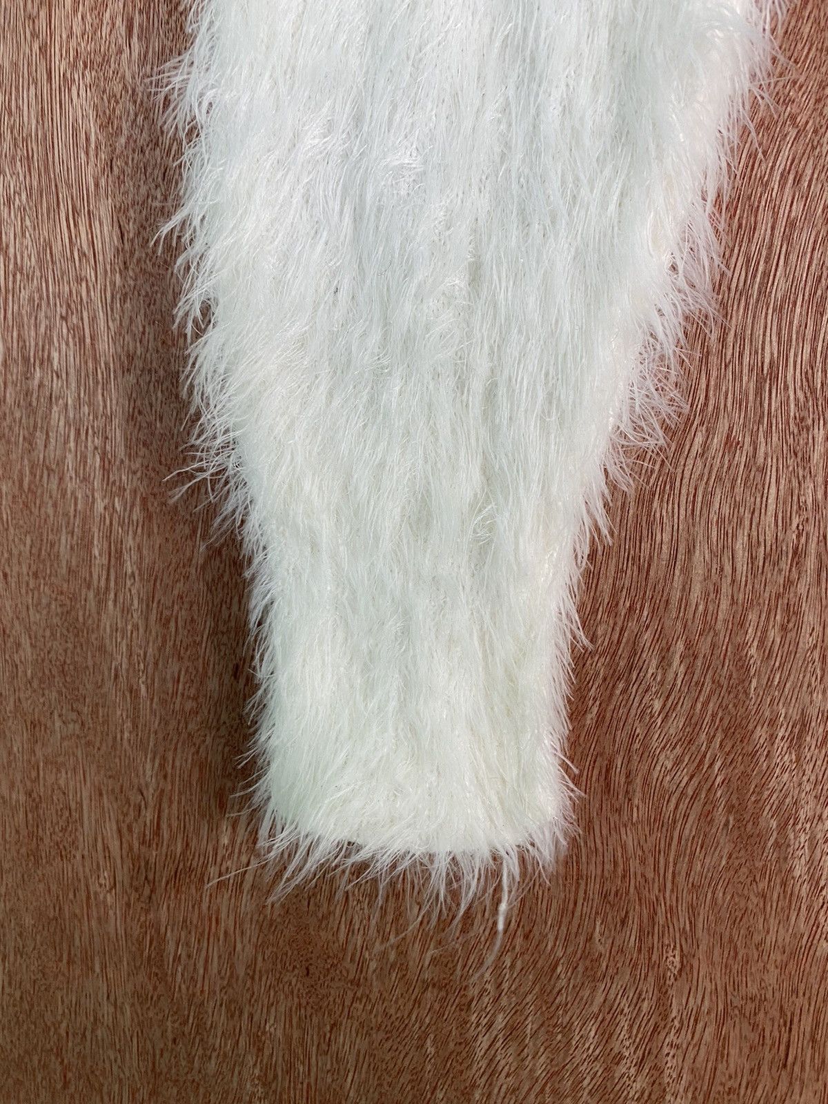 Homespun Knitwear × Japanese Brand DLS Japan crop top Shag Shaggy Fur Mohair Knitwear #BB607 Size M / US 6-8 / IT 42-44 - 8 Thumbnail