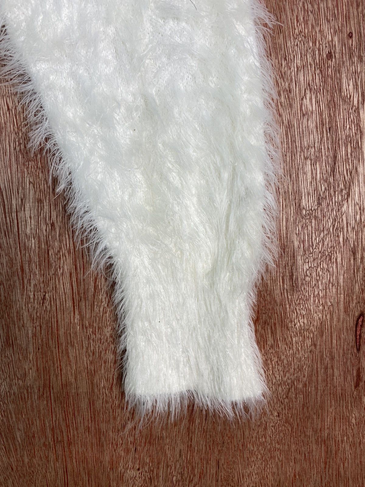 Homespun Knitwear × Japanese Brand DLS Japan crop top Shag Shaggy Fur Mohair Knitwear #BB607 Size M / US 6-8 / IT 42-44 - 9 Thumbnail