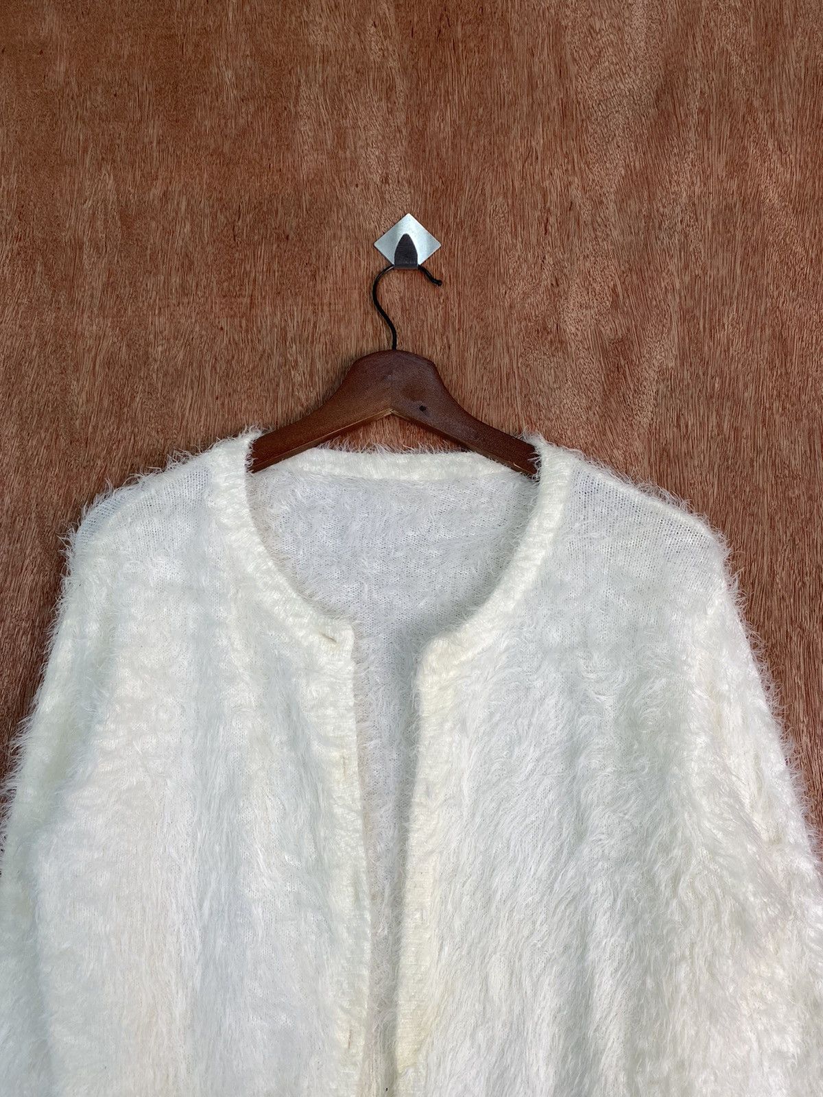 Homespun Knitwear × Japanese Brand DLS Japan crop top Shag Shaggy Fur Mohair Knitwear #BB607 Size M / US 6-8 / IT 42-44 - 2 Thumbnail