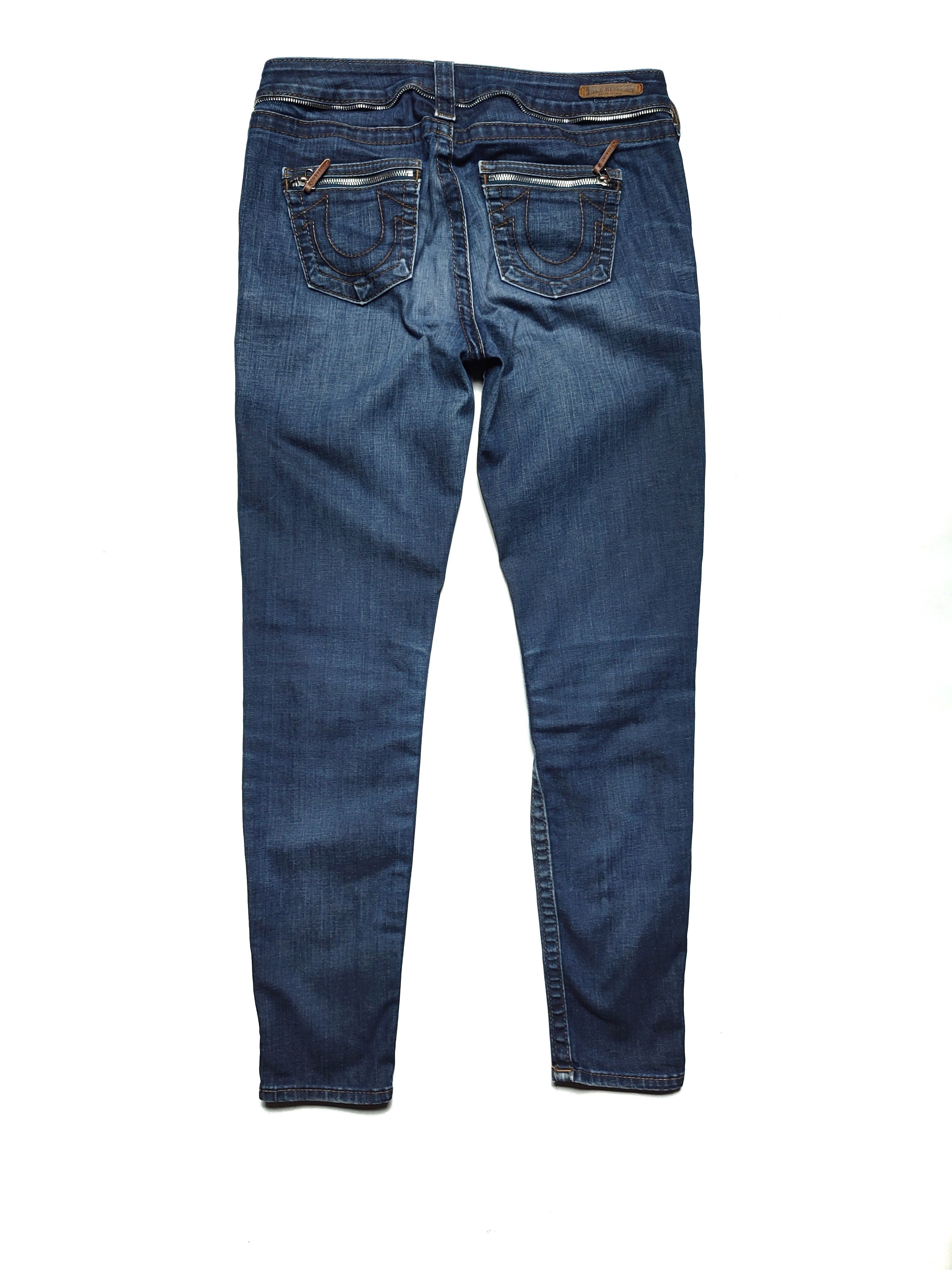 Other True Religion Usa zipped Denim jeans Size 32" / US 10 / IT 46 - 2 Thumbnail