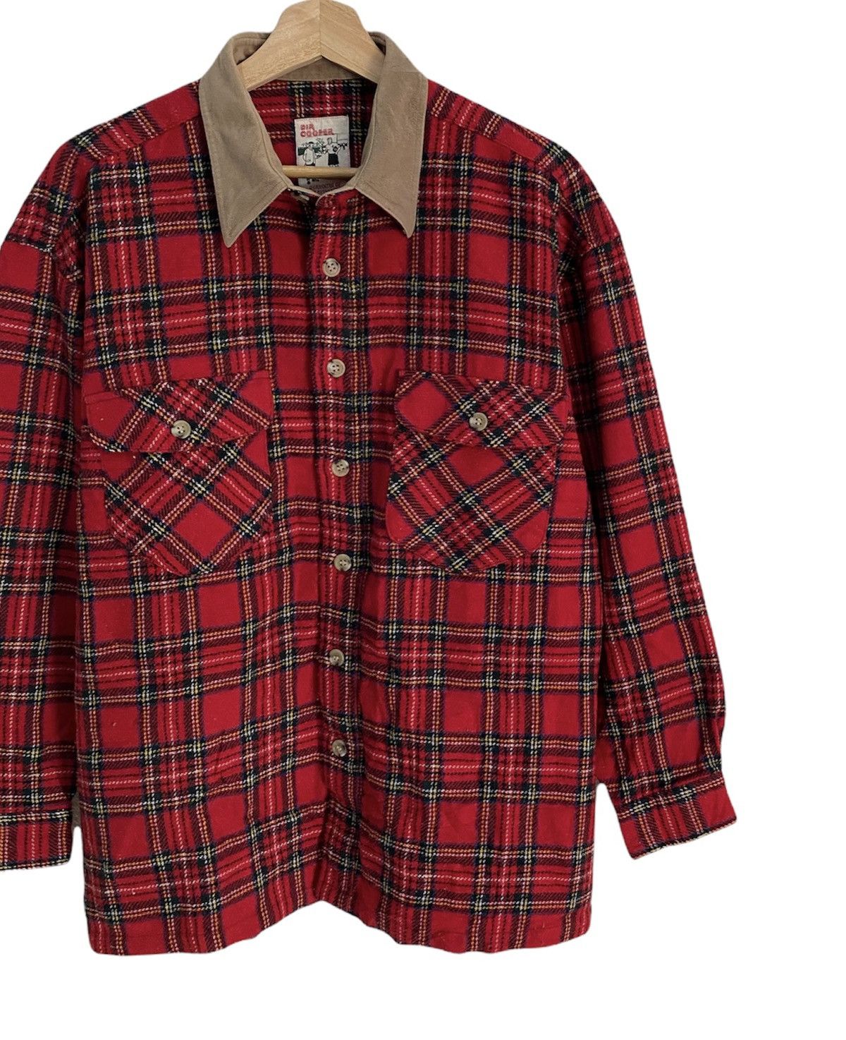 Flannel Rare🔥Dir Cooper Flannel Tartan Red Button Shirt Size US M / EU 48-50 / 2 - 4 Thumbnail