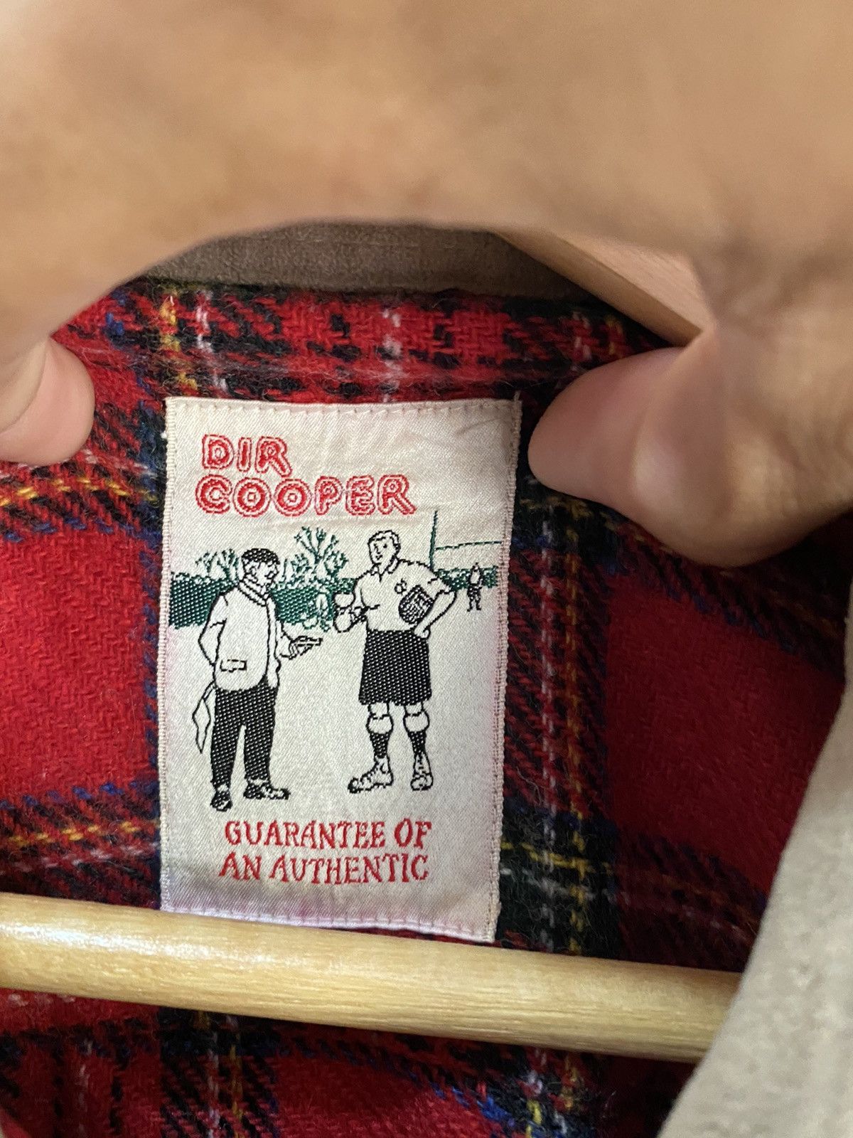 Flannel Rare🔥Dir Cooper Flannel Tartan Red Button Shirt Size US M / EU 48-50 / 2 - 6 Thumbnail