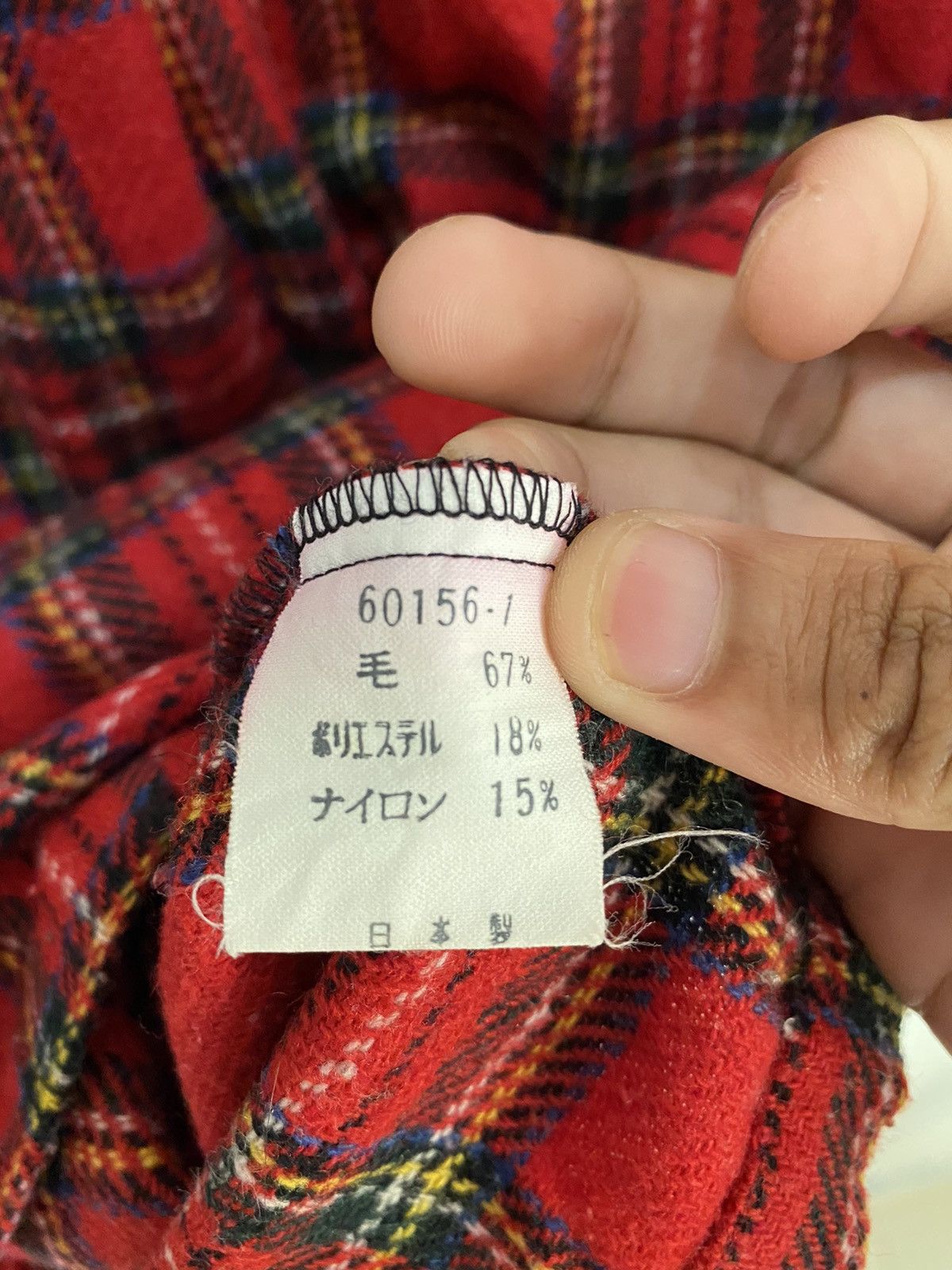 Flannel Rare🔥Dir Cooper Flannel Tartan Red Button Shirt Size US M / EU 48-50 / 2 - 7 Thumbnail