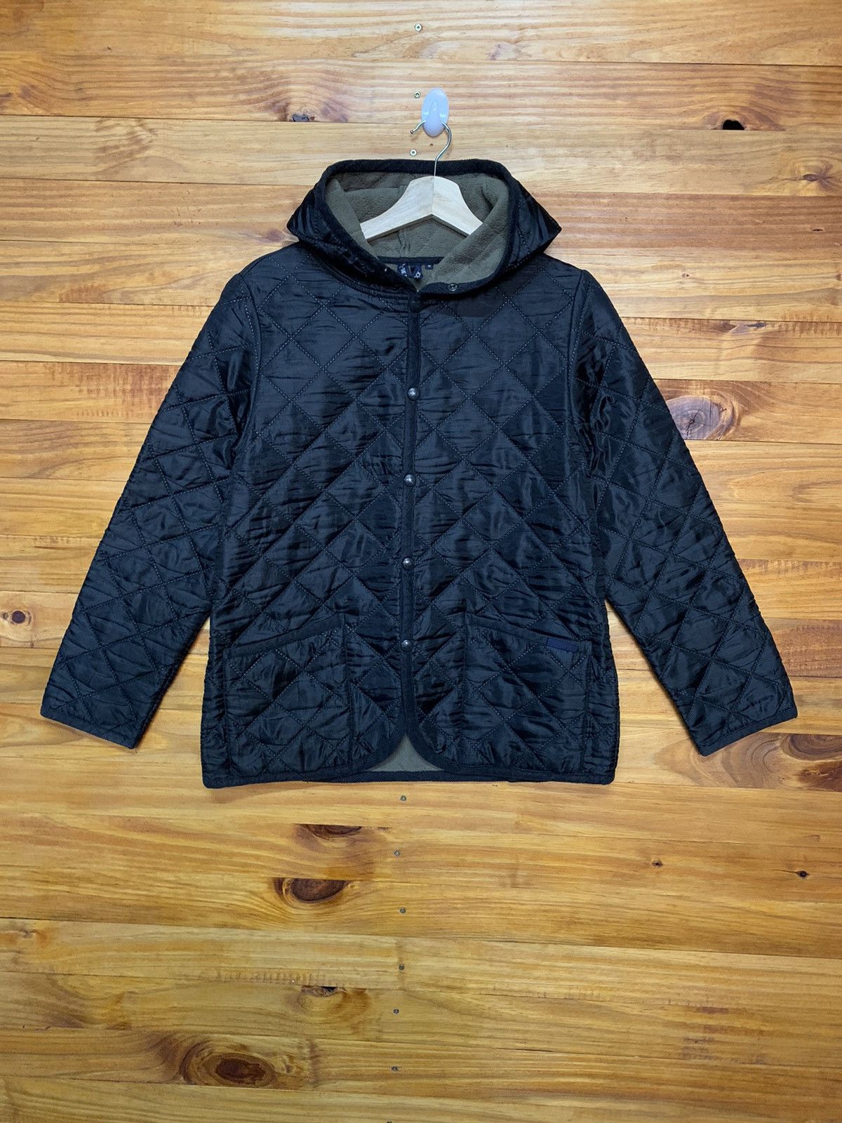 Japanese Brand The Smock Shop Quilted Hoodie Jacket Size US S / EU 44-46 / 1 - 1 Thumbnail