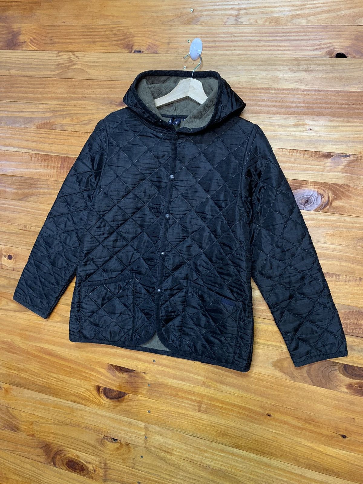 Japanese Brand The Smock Shop Quilted Hoodie Jacket Size US S / EU 44-46 / 1 - 2 Thumbnail