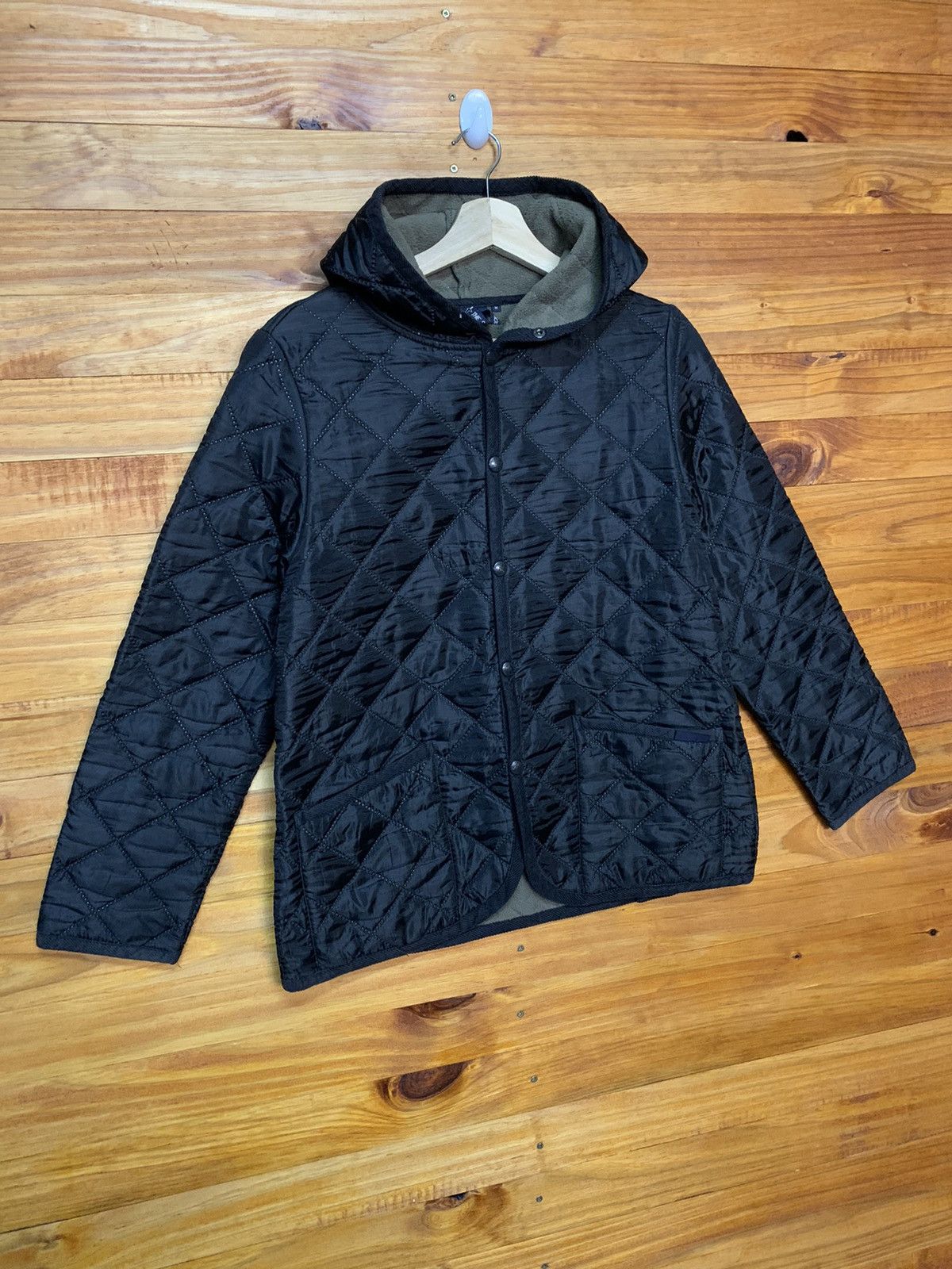 Japanese Brand The Smock Shop Quilted Hoodie Jacket Size US S / EU 44-46 / 1 - 3 Thumbnail