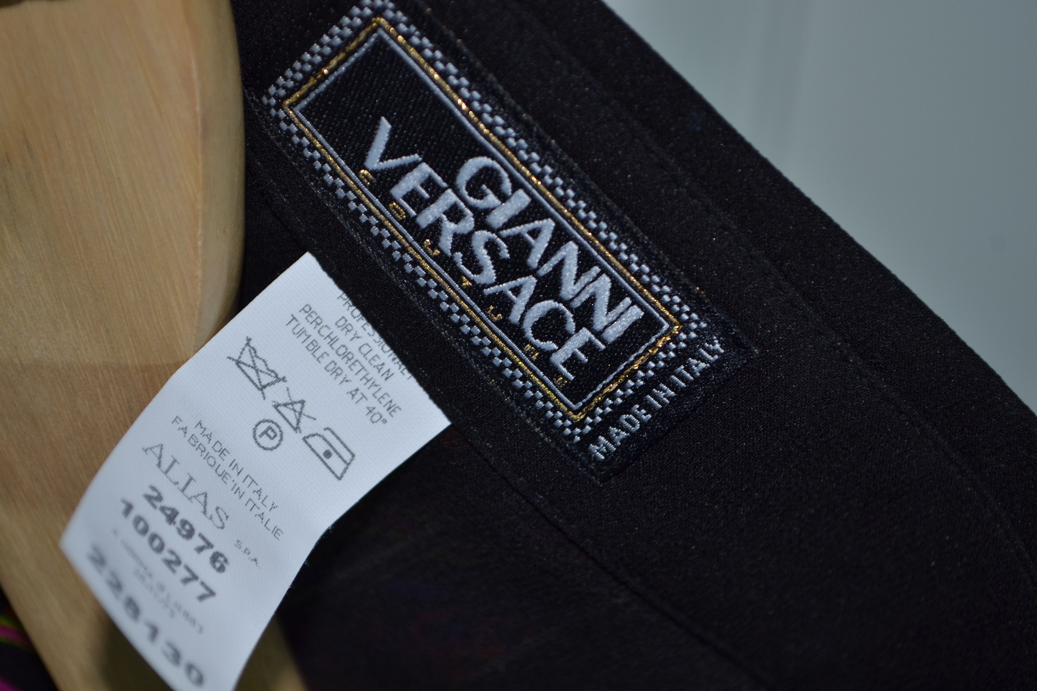 Versace NEW Gianni Versace 1990s Silk Shirt 56 Size ACE Transparent Size US XL / EU 56 / 4 - 9 Thumbnail