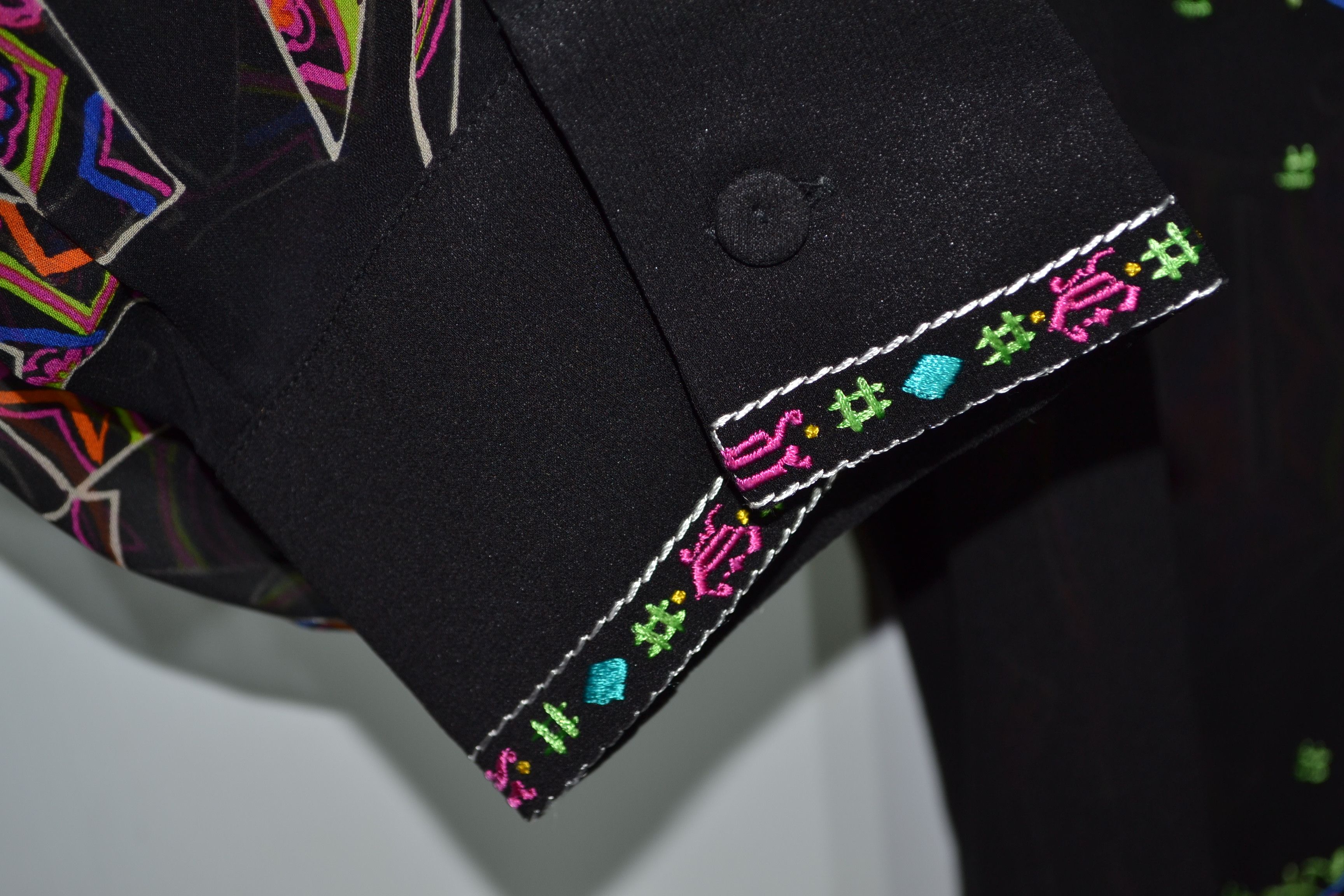 Versace NEW Gianni Versace 1990s Silk Shirt 56 Size ACE Transparent Size US XL / EU 56 / 4 - 6 Thumbnail