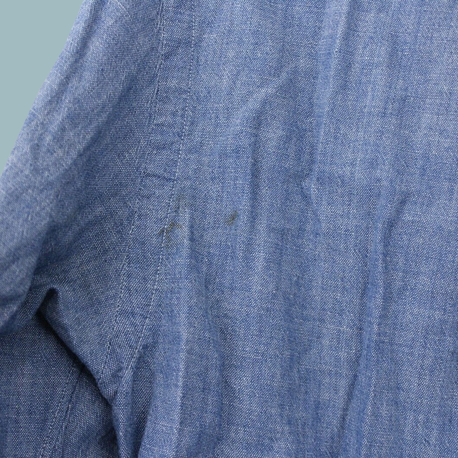 Comme des Garcons COMME des GARÇONS Homme Deux Blue Button Up Shirt Size US XXS / EU 40 - 5 Thumbnail