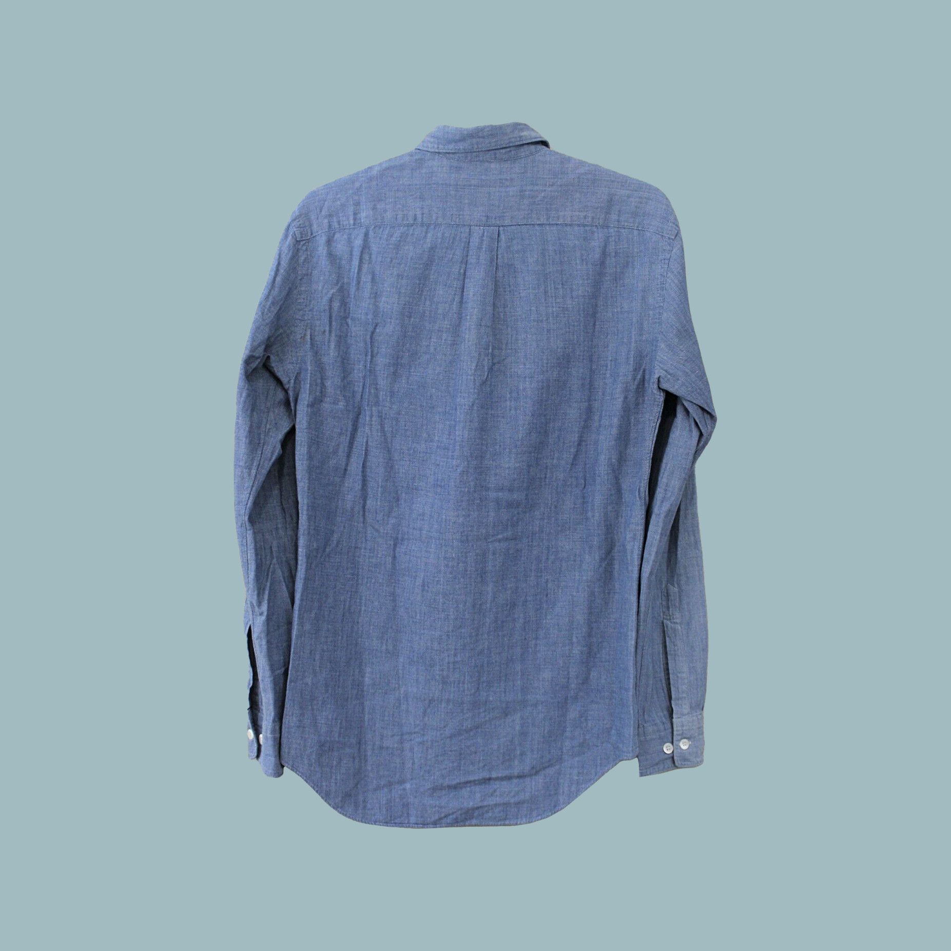 Comme des Garcons COMME des GARÇONS Homme Deux Blue Button Up Shirt Size US XXS / EU 40 - 3 Thumbnail
