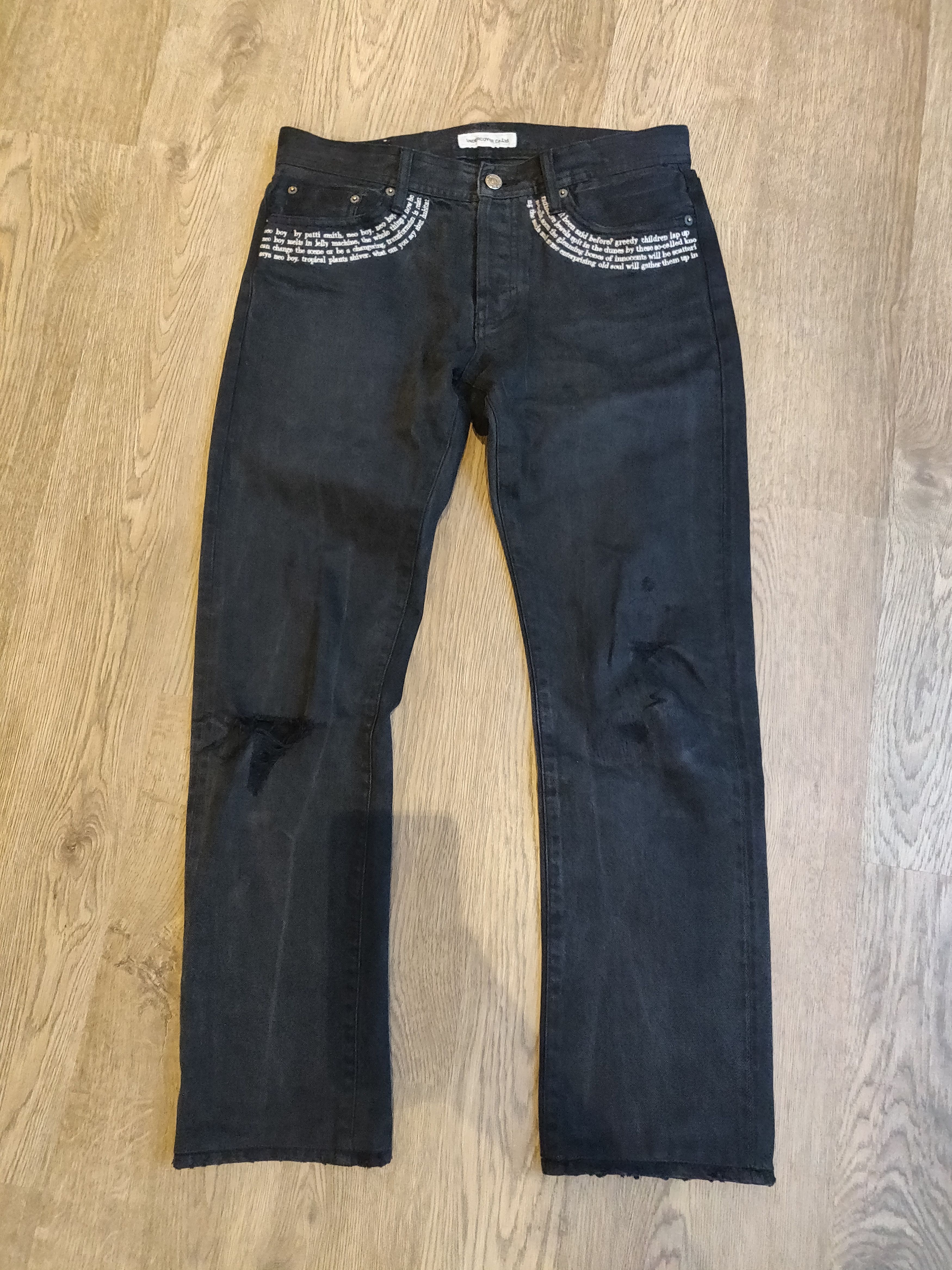 Undercover 'Neoboy' Distressed Patti Smith Denim (2009SS)