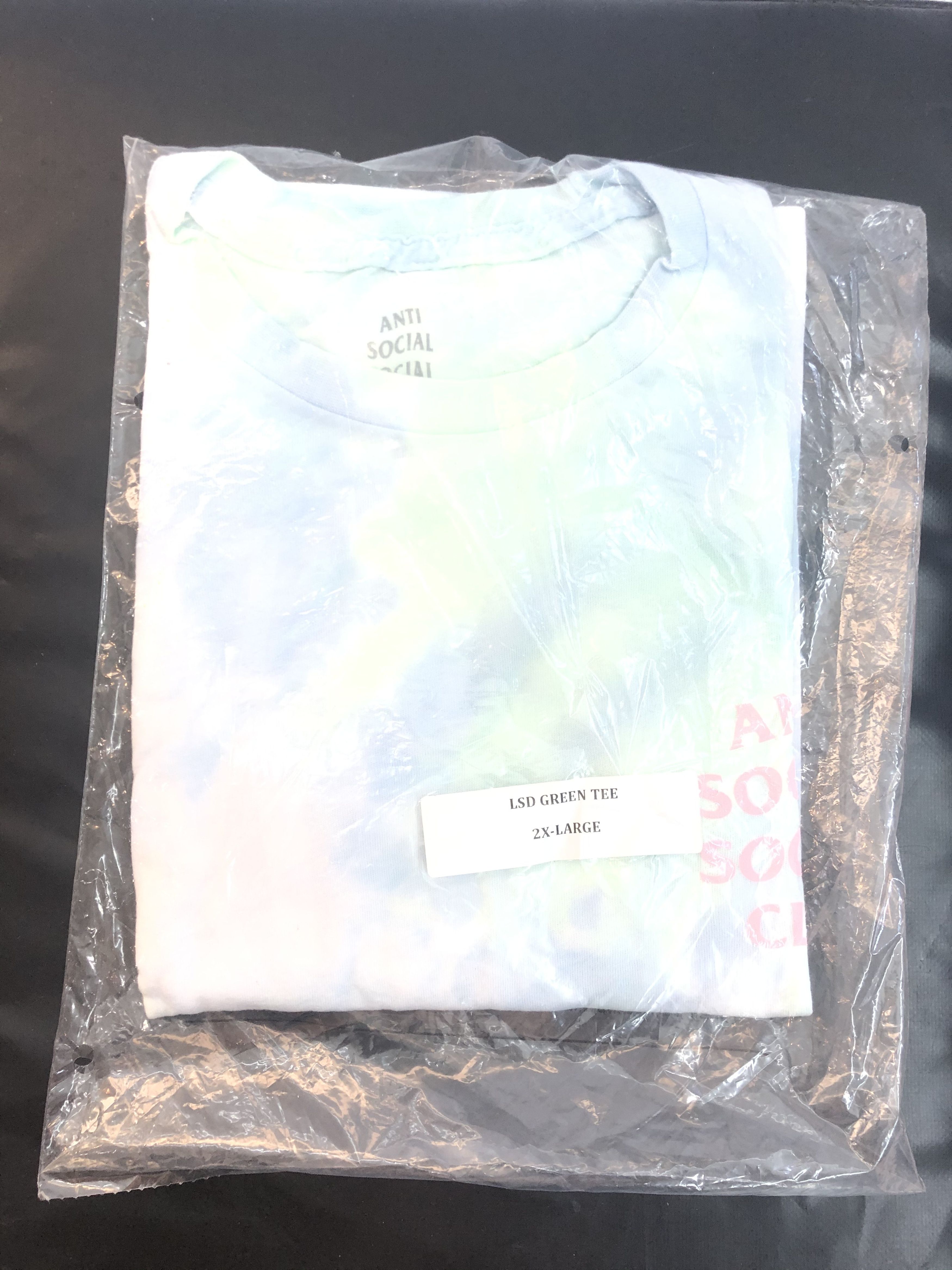 Anti Social Social Club DS Pink ASSC LSD Green Tee BAPE KITH KAWS FTP FOG CDG Vlone Size US XXL / EU 58 / 5 - 2 Thumbnail