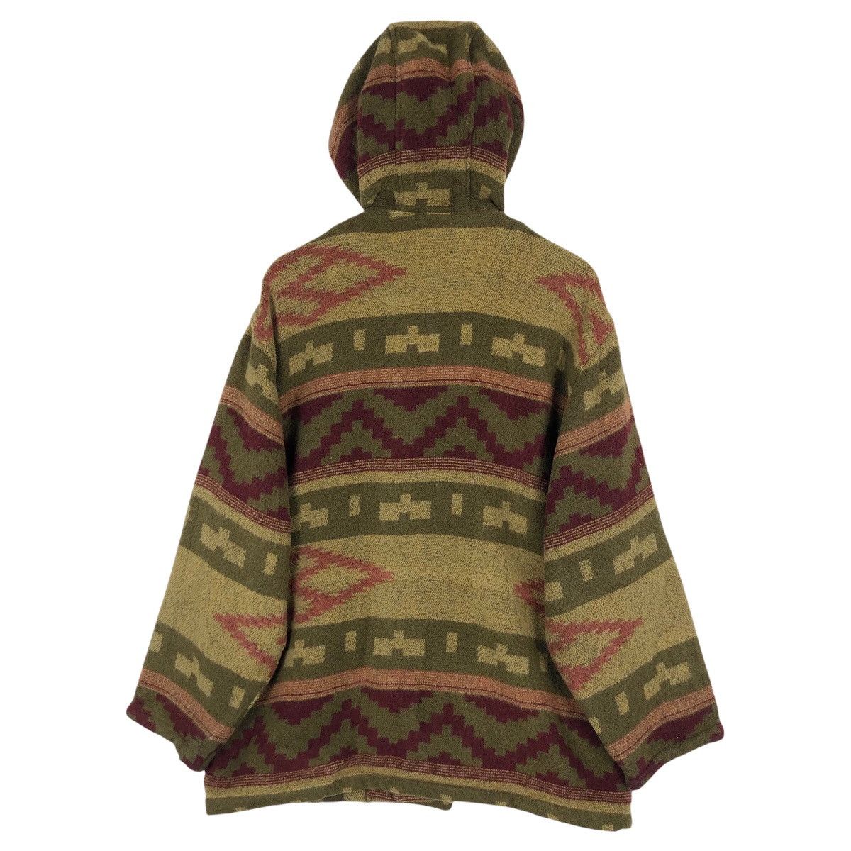 Native Vintage MUW Company Aztec Navajo Wool Jacket Hoodie Size US XL / EU 56 / 4 - 10 Thumbnail