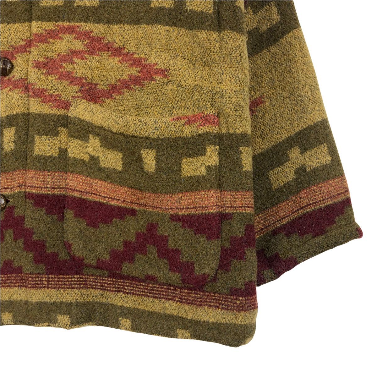 Native Vintage MUW Company Aztec Navajo Wool Jacket Hoodie Size US XL / EU 56 / 4 - 4 Thumbnail