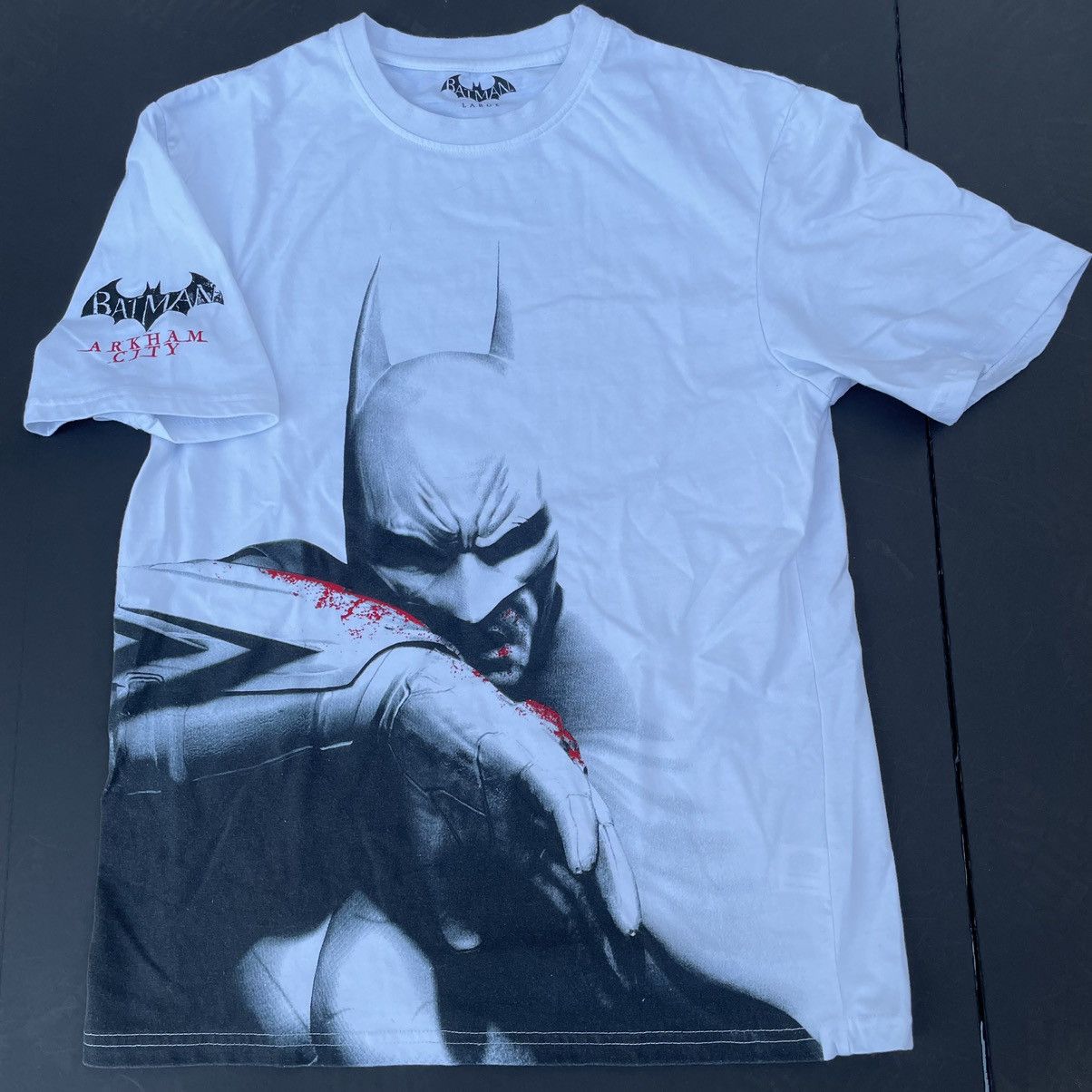 DC Comics × Vintage Batman Arkham City Video Game Promo T-Shirt 