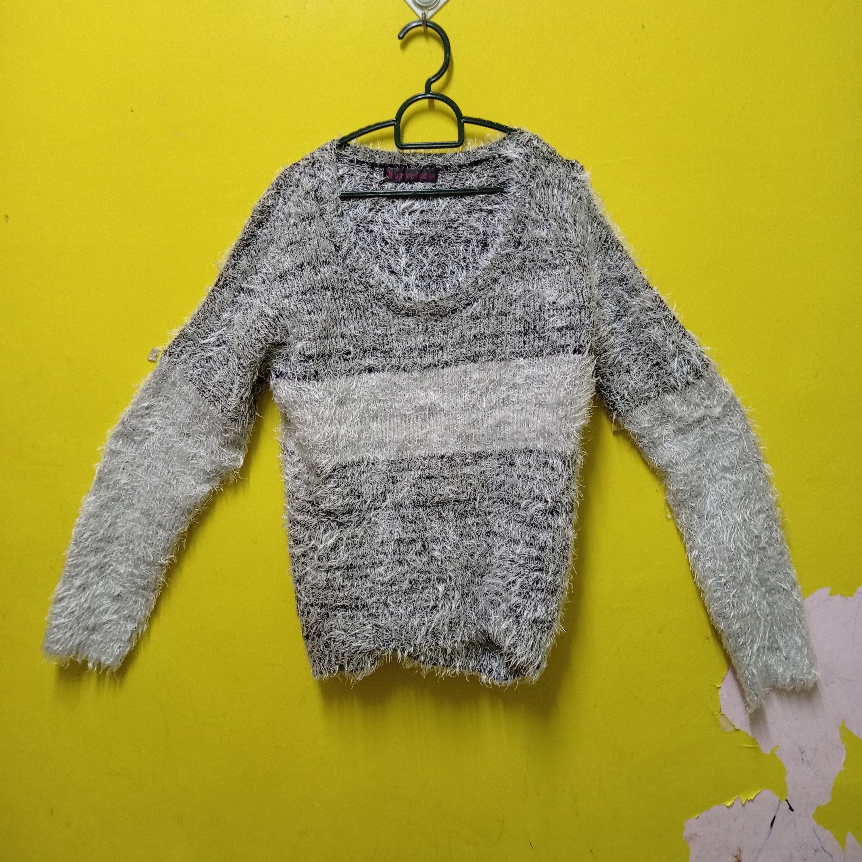 Marvelous Japan Two tone mohair soft fur shaggy