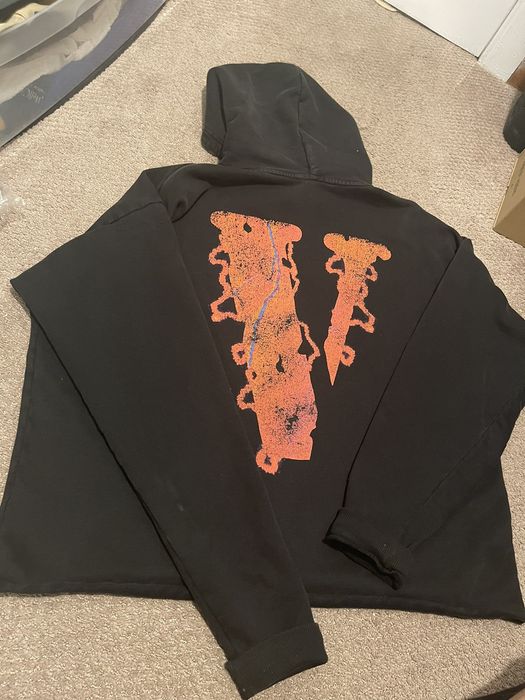 Vlone shocker skull discount hoodie