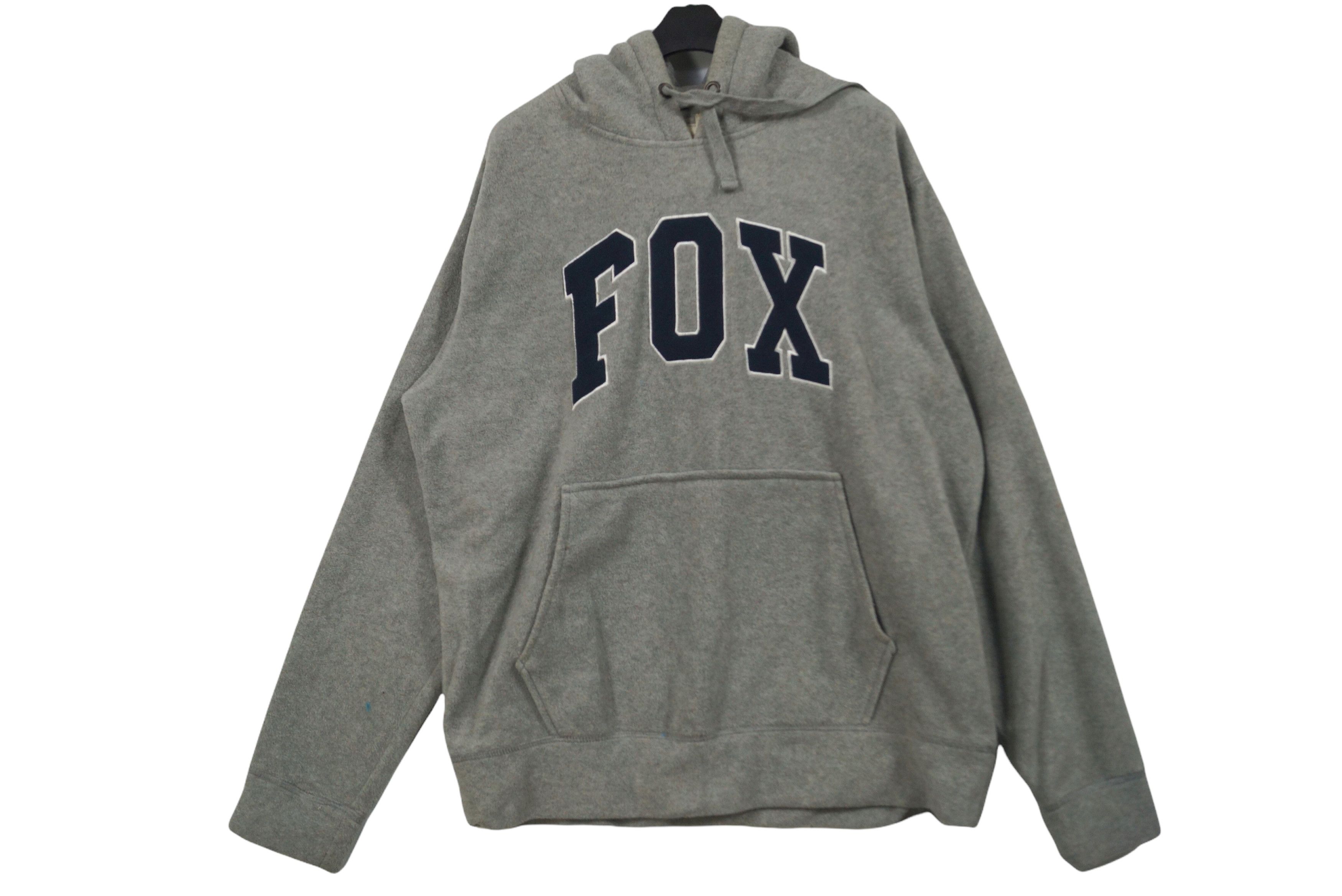 Fox Racing × Vintage Rare!! Hoodie Pullover Fox Big Logo Size US L / EU 52-54 / 3 - 1 Thumbnail