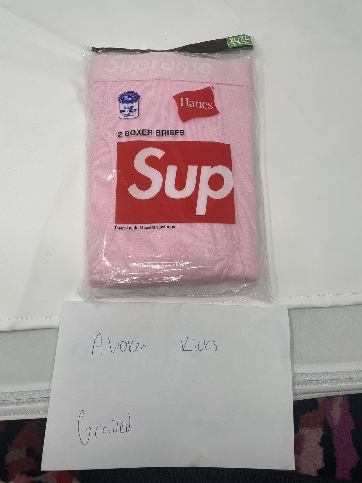 Supreme Pink Boxers Grailed