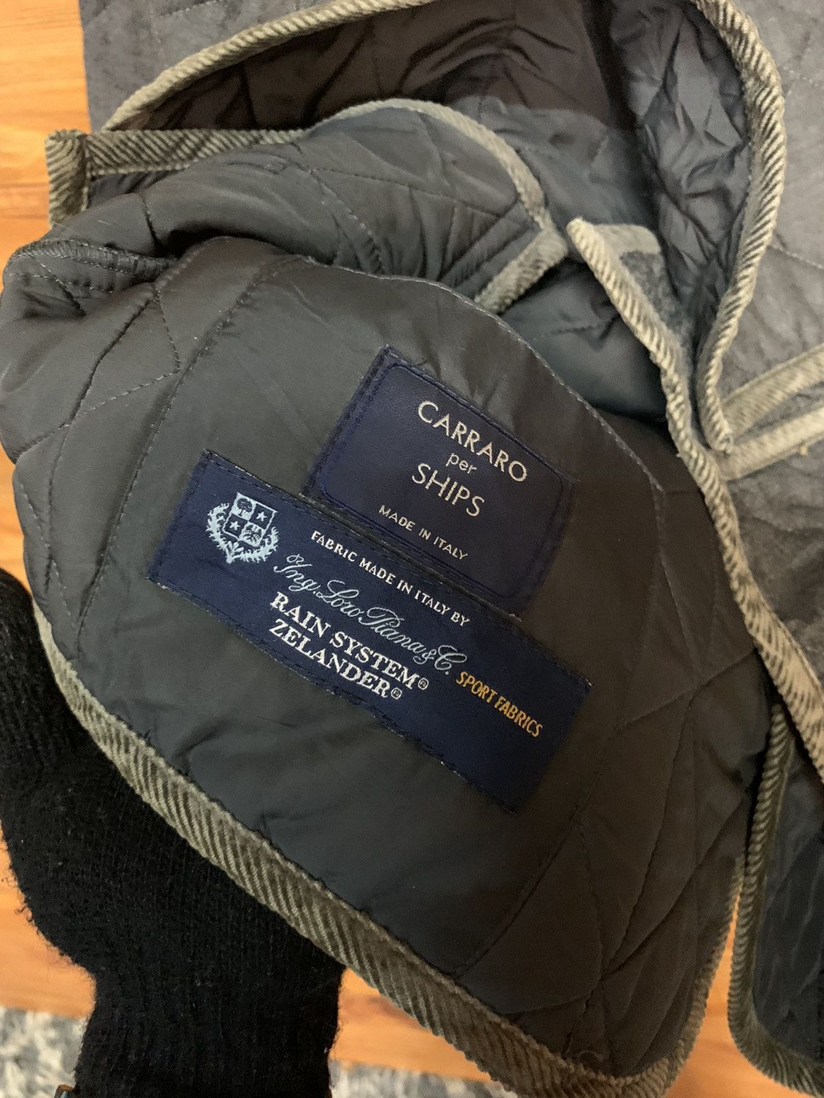 SHIPS Carraro Ship Quilted Jacket Made In Italy Size US S / EU 44-46 / 1 - 5 Thumbnail