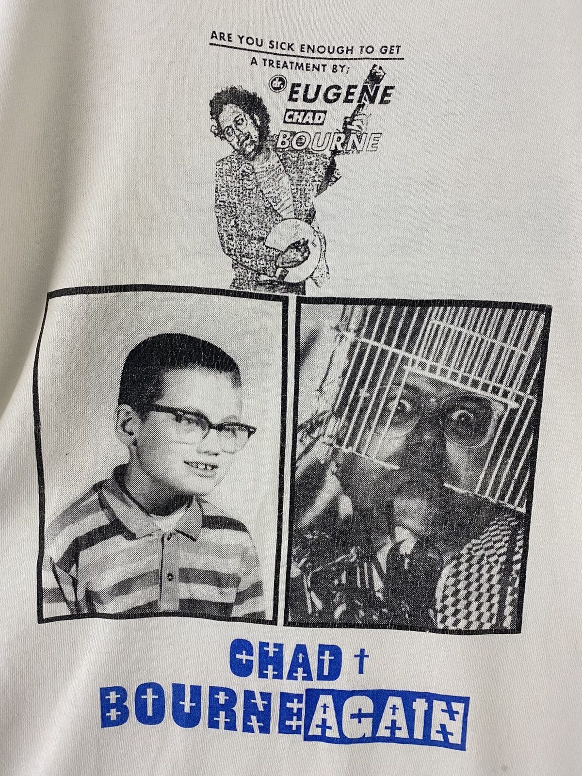 Band Tees vintage 90s CHAD BOURNE again sonic youth rare t-shirts Size US XL / EU 56 / 4 - 3 Thumbnail