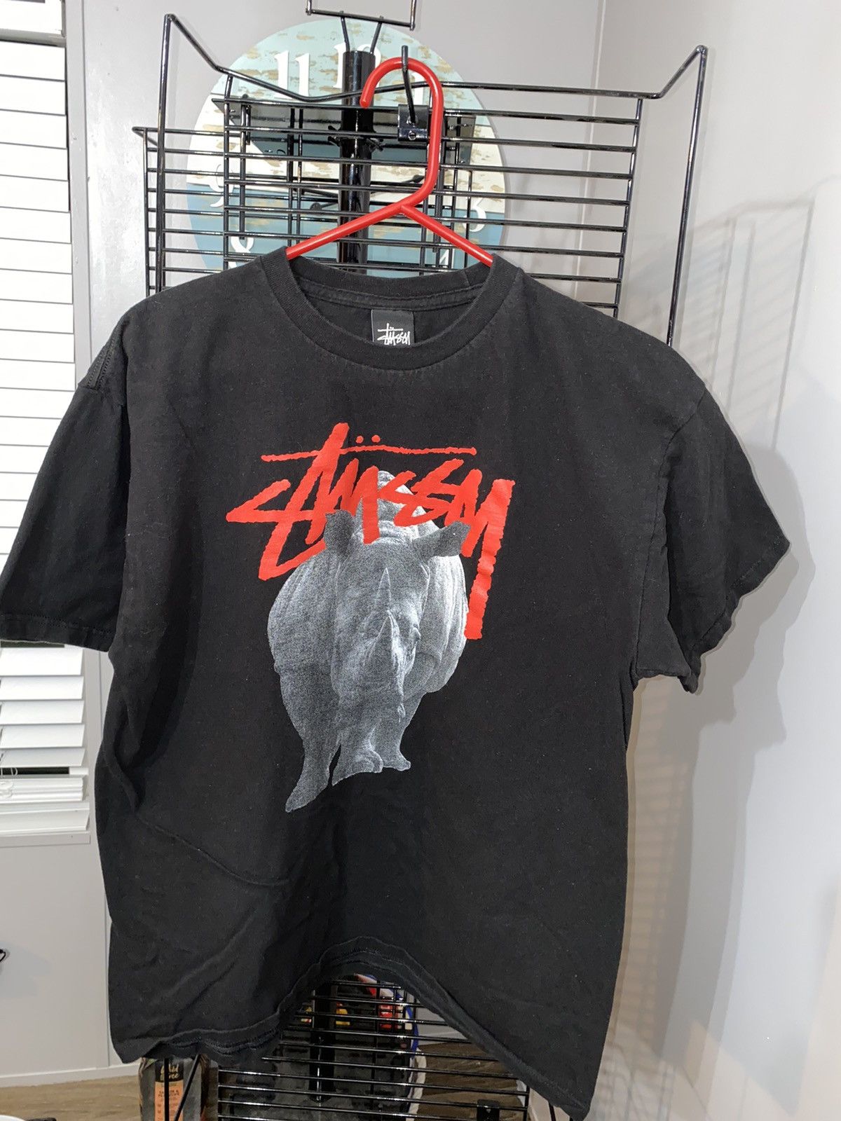 Vintage Stussy Rhino shirt | Grailed