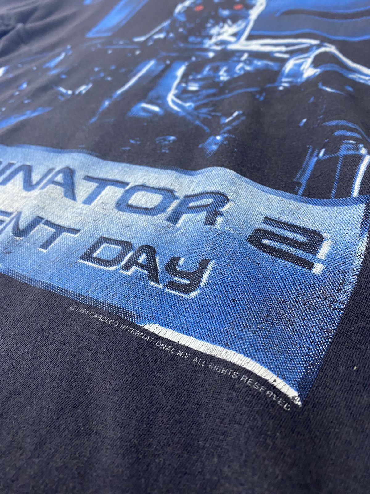 Rap Tees vintage 1991 TERMINATOR 2 judgment day rare design t-shirts Size US M / EU 48-50 / 2 - 5 Thumbnail