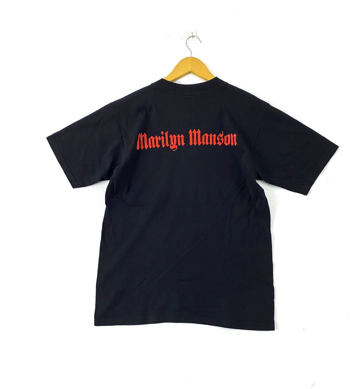 Giant vintage 00s MARILYN MANSON big logo rare design t-shirts Size US L / EU 52-54 / 3 - 2 Thumbnail