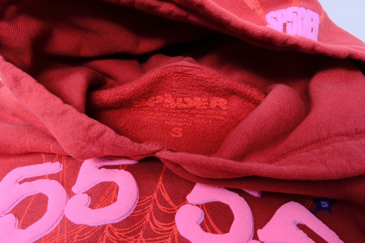 Sp5der EXTREMELY RARE Young Thug x Sp5der 555 Merlot Crop Hood - S Size US S / EU 44-46 / 1 - 6 Thumbnail