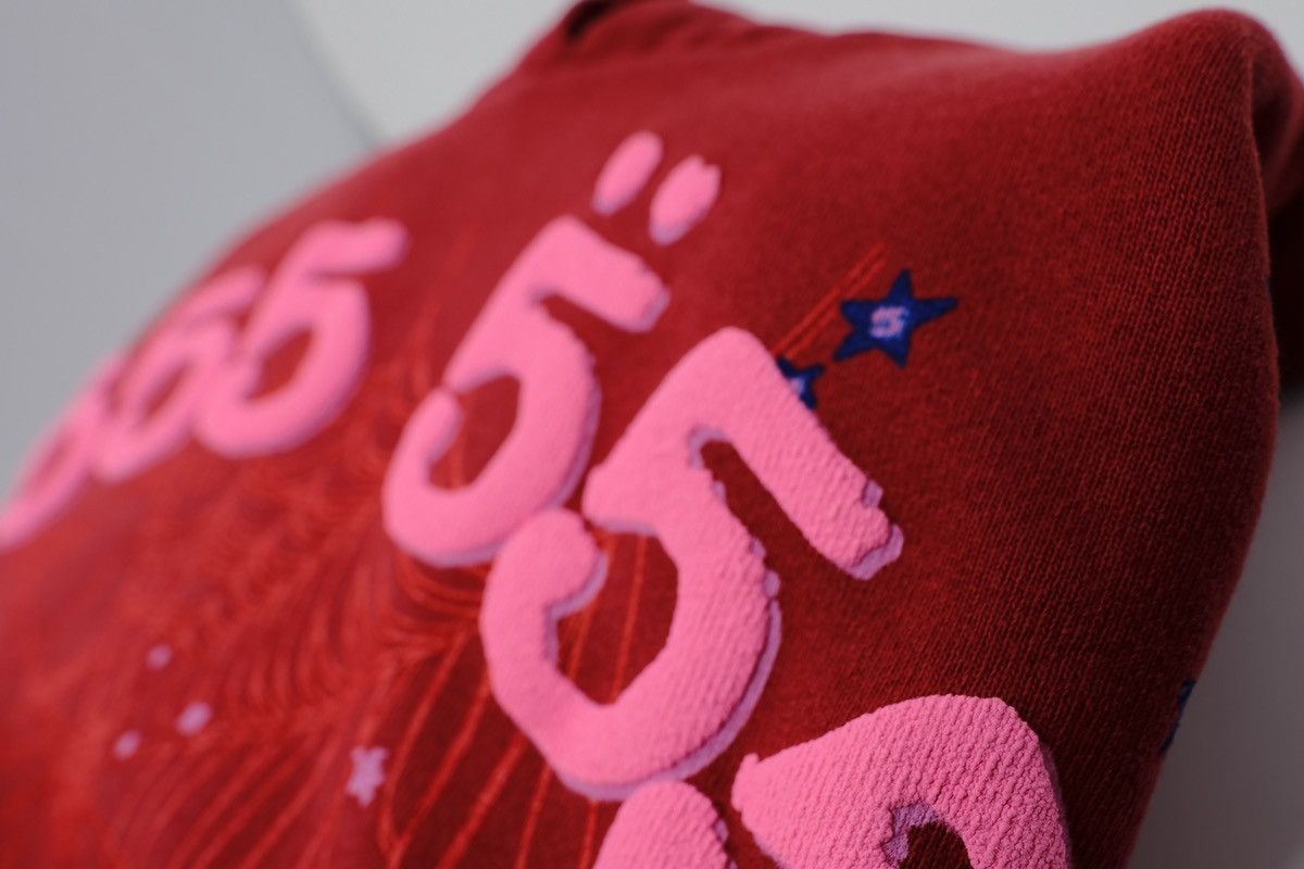 Sp5der EXTREMELY RARE Young Thug x Sp5der 555 Merlot Crop Hood - S Size US S / EU 44-46 / 1 - 5 Thumbnail