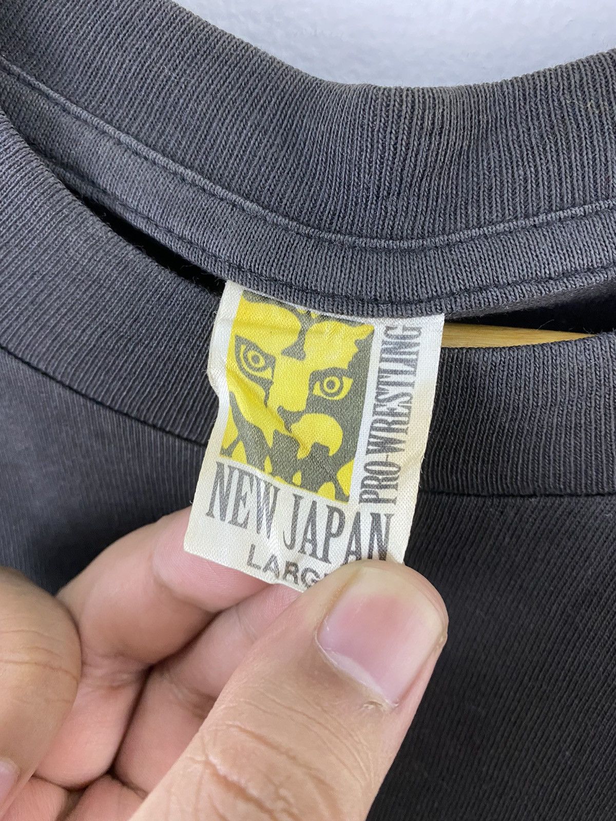 Vintage × WWE × WWF vintage 90s RIKI CHOSYU new japan pro-wrestling t-shirts Size US L / EU 52-54 / 3 - 7 Thumbnail