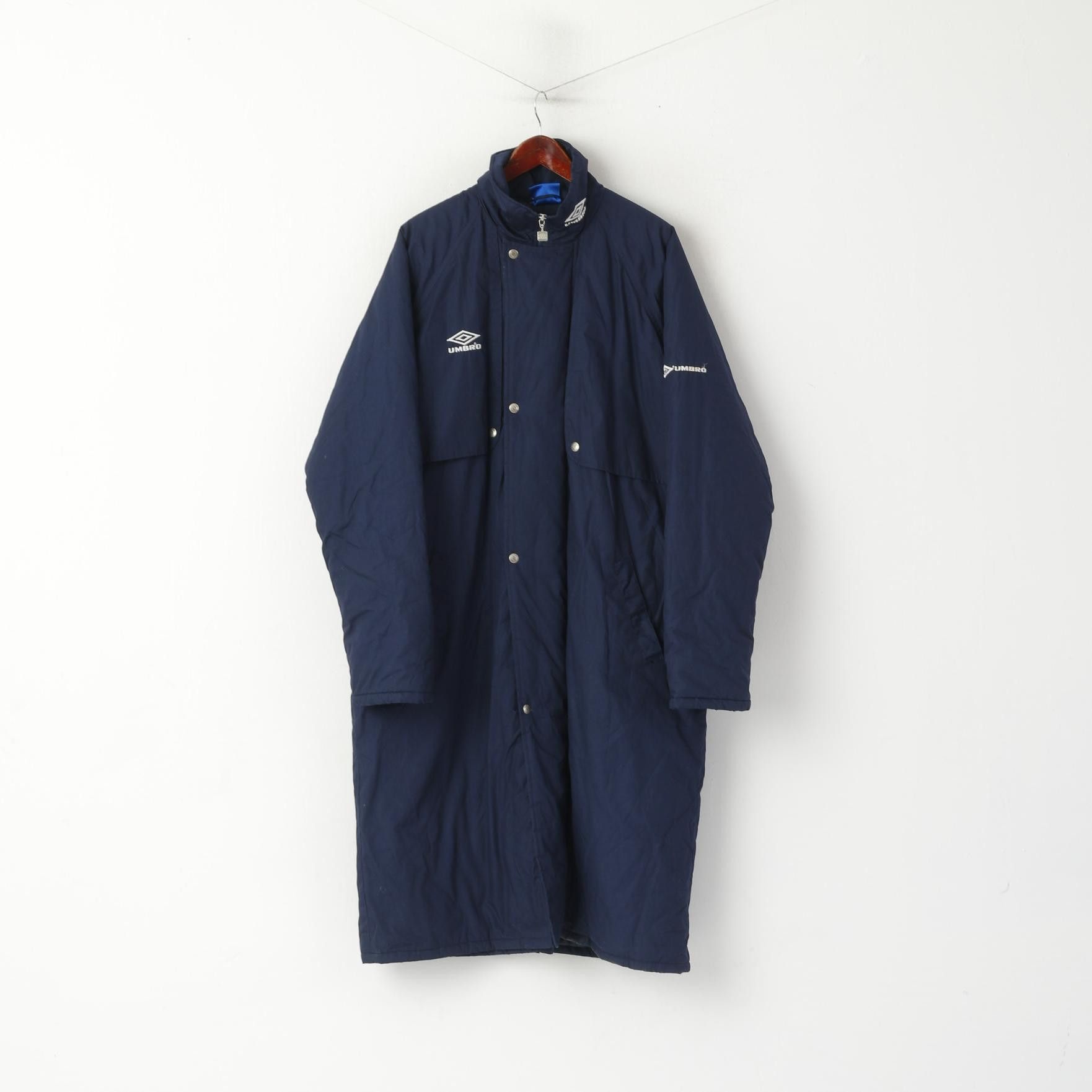 Umbro Umbro Men XL Coat Navy Vintage Oversize Full Zipper 3984 Size US XL / EU 56 / 4 - 1 Thumbnail