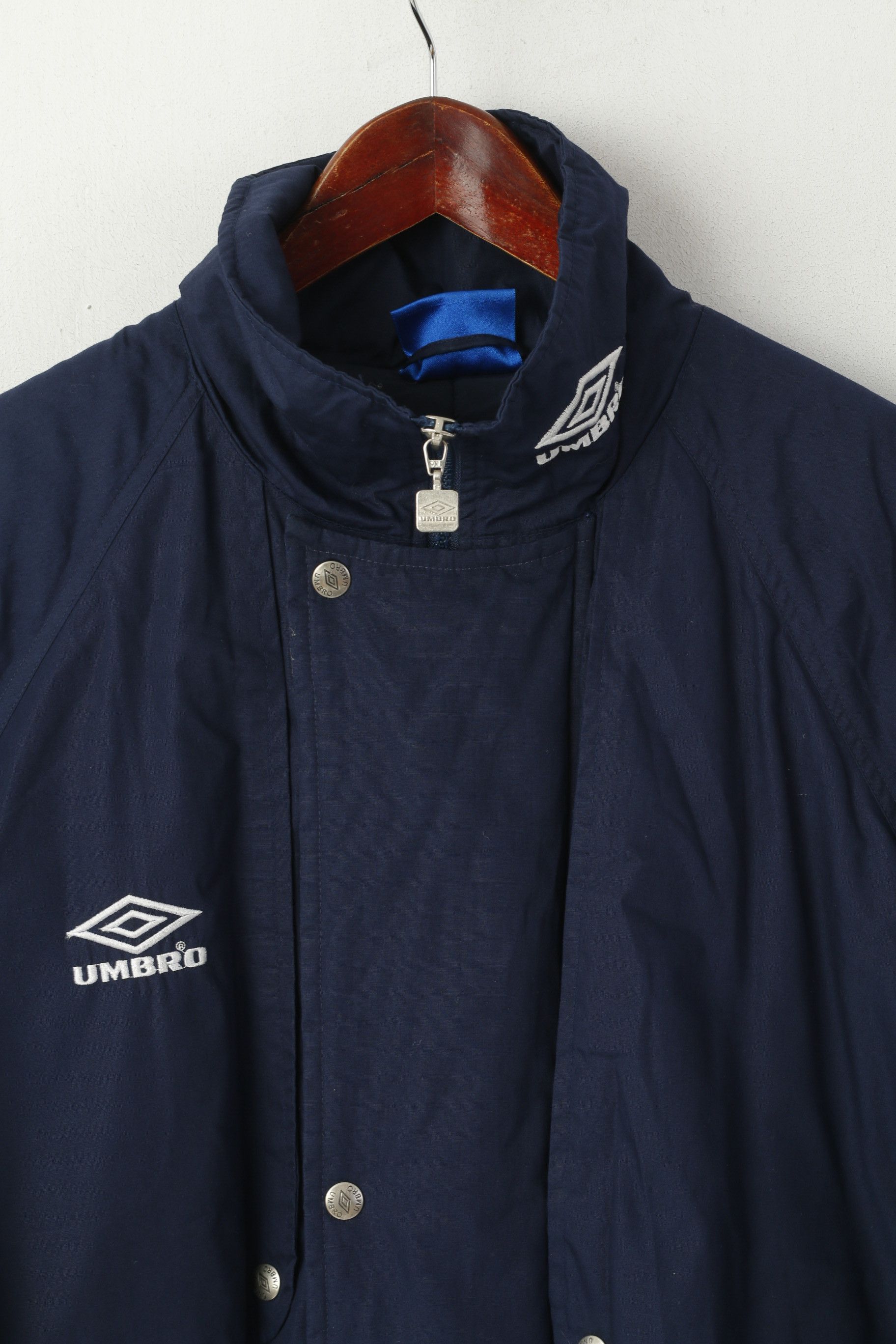 Umbro Umbro Men XL Coat Navy Vintage Oversize Full Zipper 3984 Size US XL / EU 56 / 4 - 2 Thumbnail
