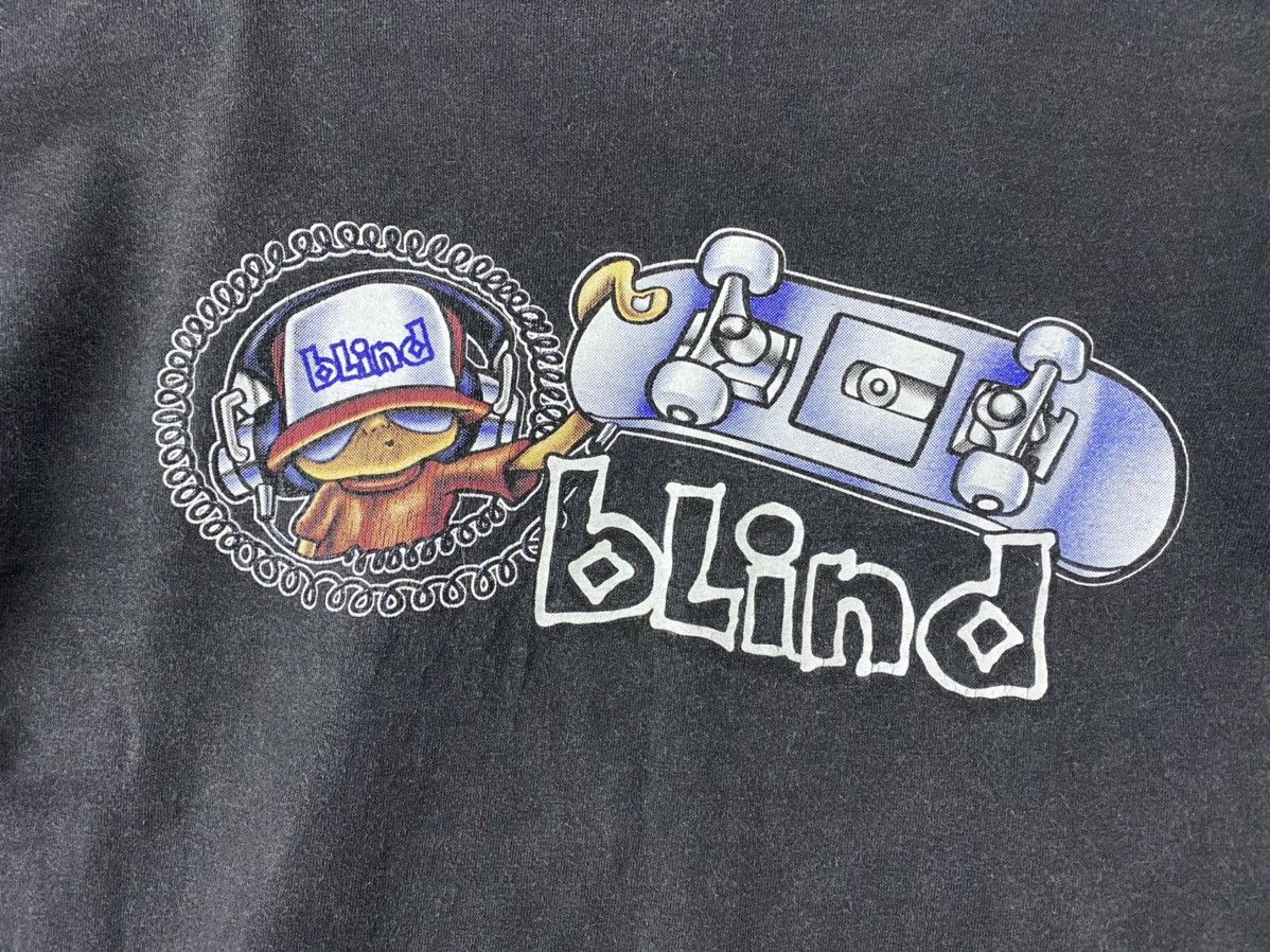 Powell Peralta vintage 90s BLIND SKATEBOARD rare design big logo t-shirts Size US M / EU 48-50 / 2 - 3 Thumbnail