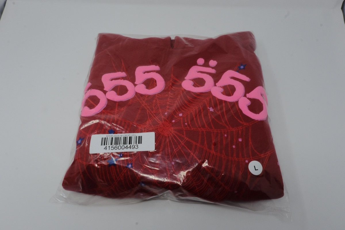 Sp5der EXTREMELY RARE Young Thug x Sp5der 555 Merlot Crop Hood - L Size US L / EU 52-54 / 3 - 2 Thumbnail