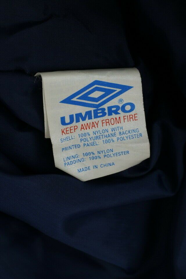 Umbro Umbro Mens 2XL Jacket Navy Vintage Nylon Parka 6794 Size US XXL / EU 58 / 5 - 7 Thumbnail
