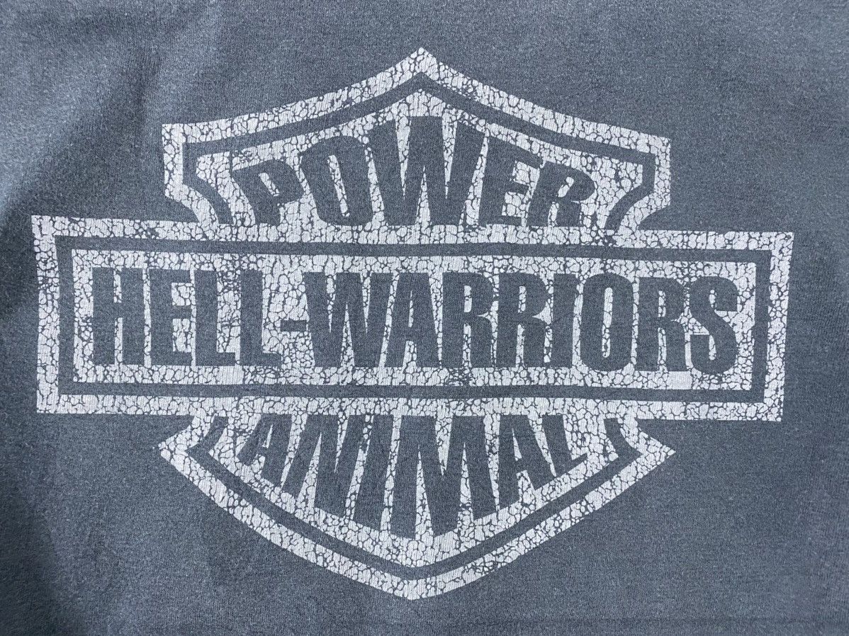Vintage vintage 90s HELL WARRIORS big image rare design t-shirts Size US S / EU 44-46 / 1 - 6 Thumbnail