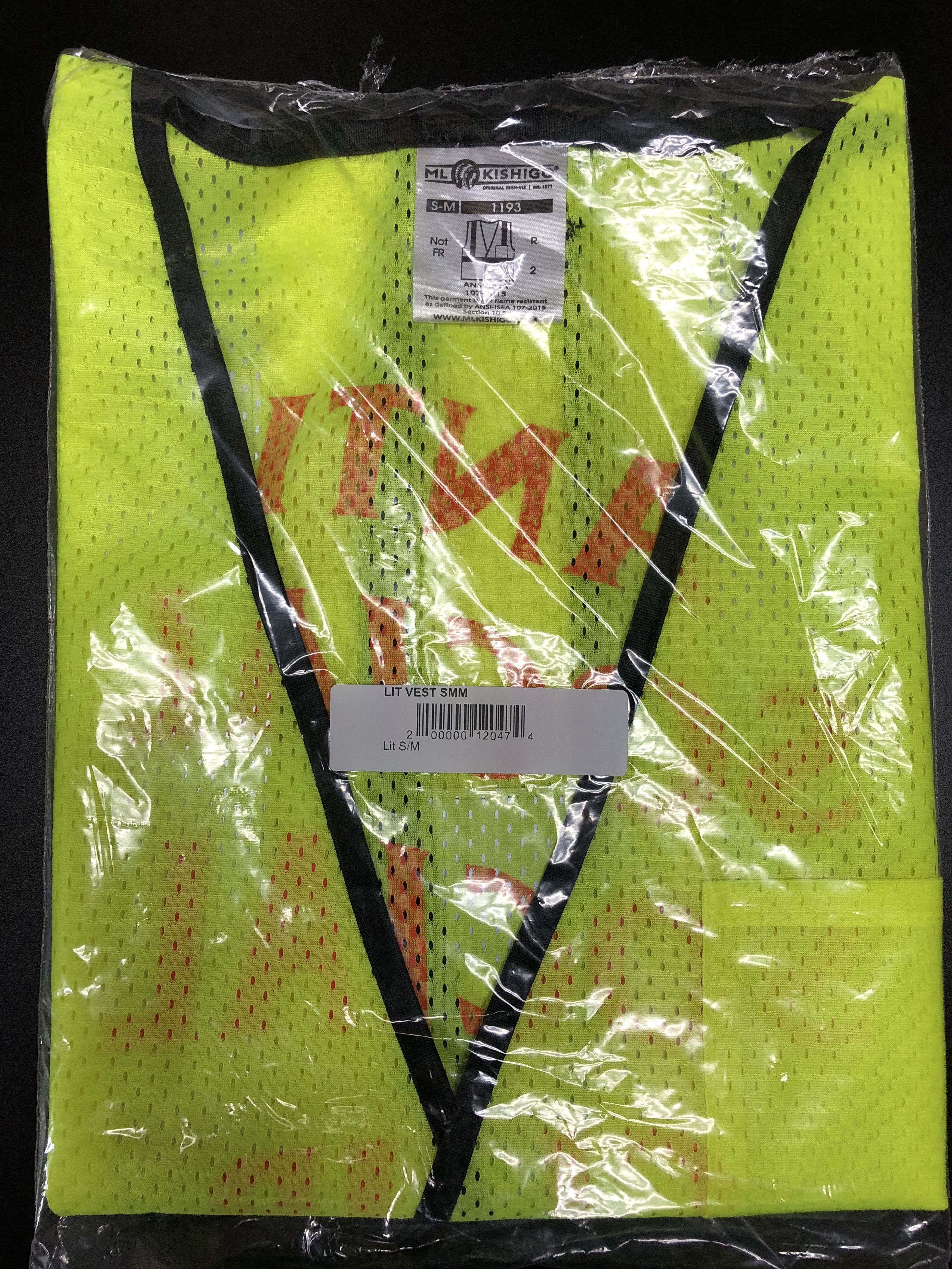 Anti Social Social Club DS ASSC Orange Logo Yellow Lit Safety Vest in hand Size US M / EU 48-50 / 2 - 2 Thumbnail