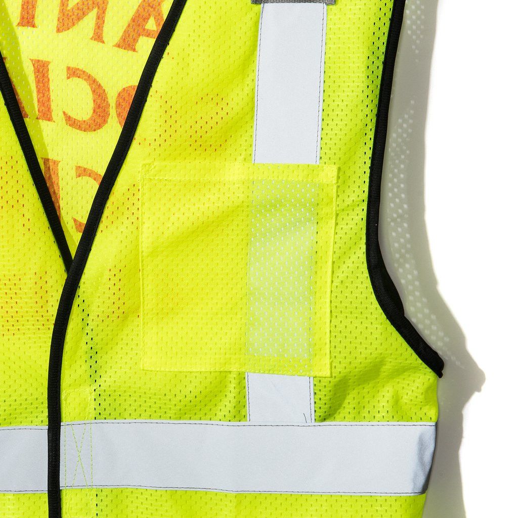 Anti Social Social Club DS ASSC Orange Logo Yellow Lit Safety Vest in hand Size US M / EU 48-50 / 2 - 5 Thumbnail
